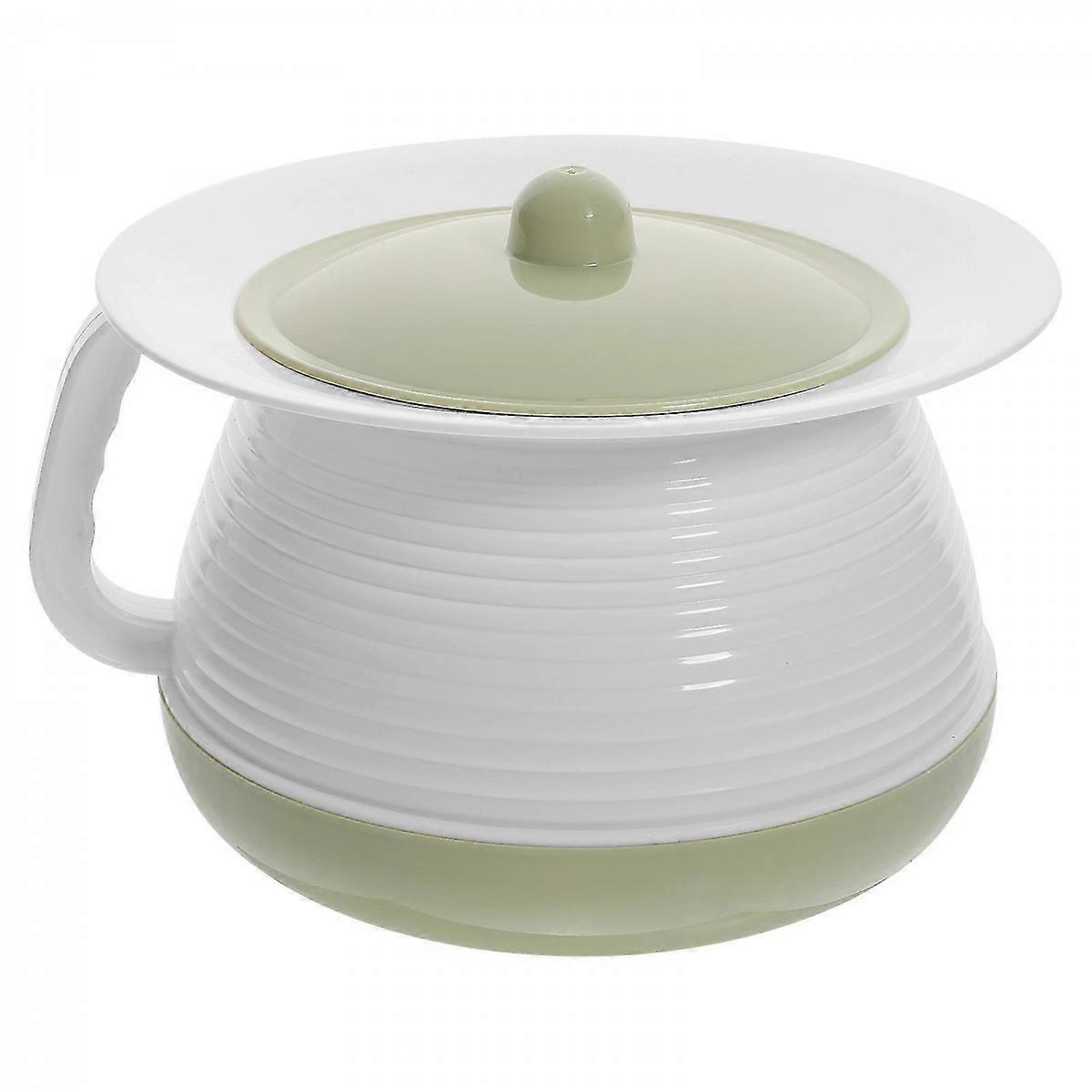 1 Set Plastic Spittoon Convenient Toilet Portable Spittoon Practical Chamber Pot