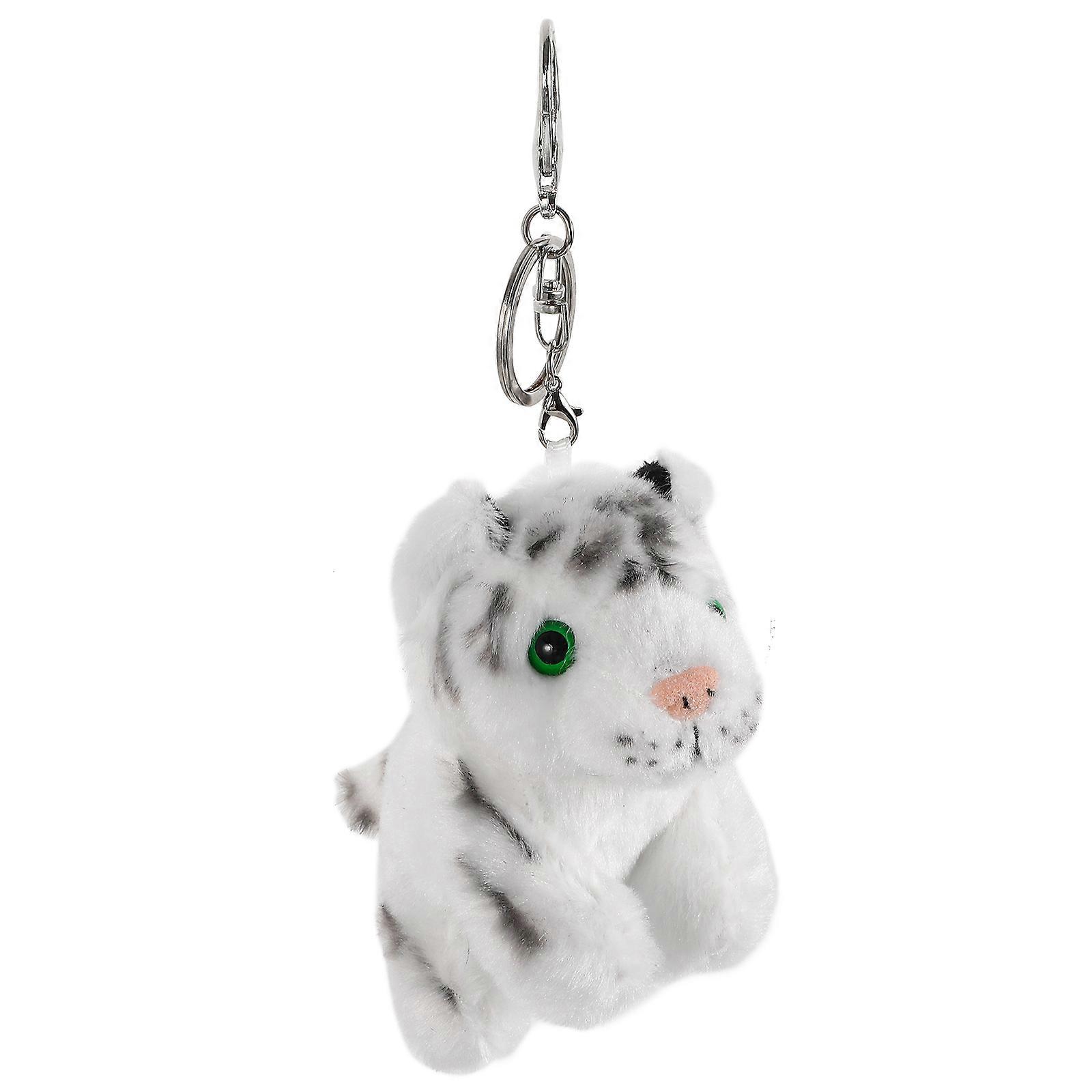 Tiger Plush Keychain for Hanging Keys 3Pcs Plush Bag Charm Decoration