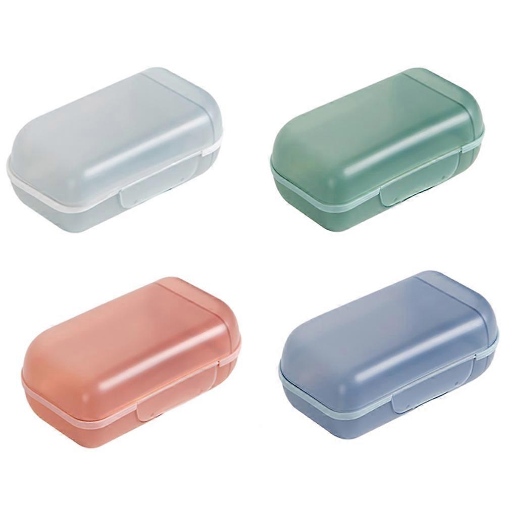 Portable Outdoor Travel Soap Box Container for 8Pcs Soap Bar Holder