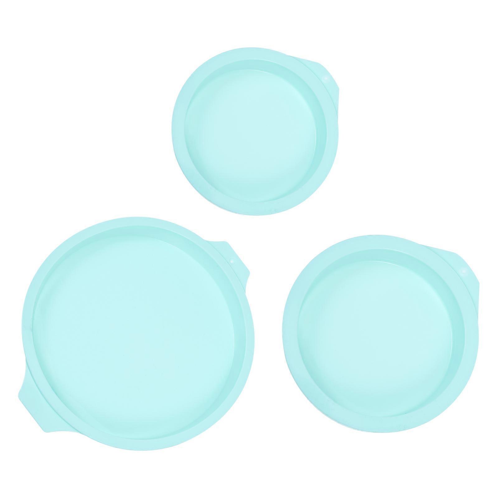Cake Pans for Baking Use 15Pcs Round Layered Mousse Silicone Molds
