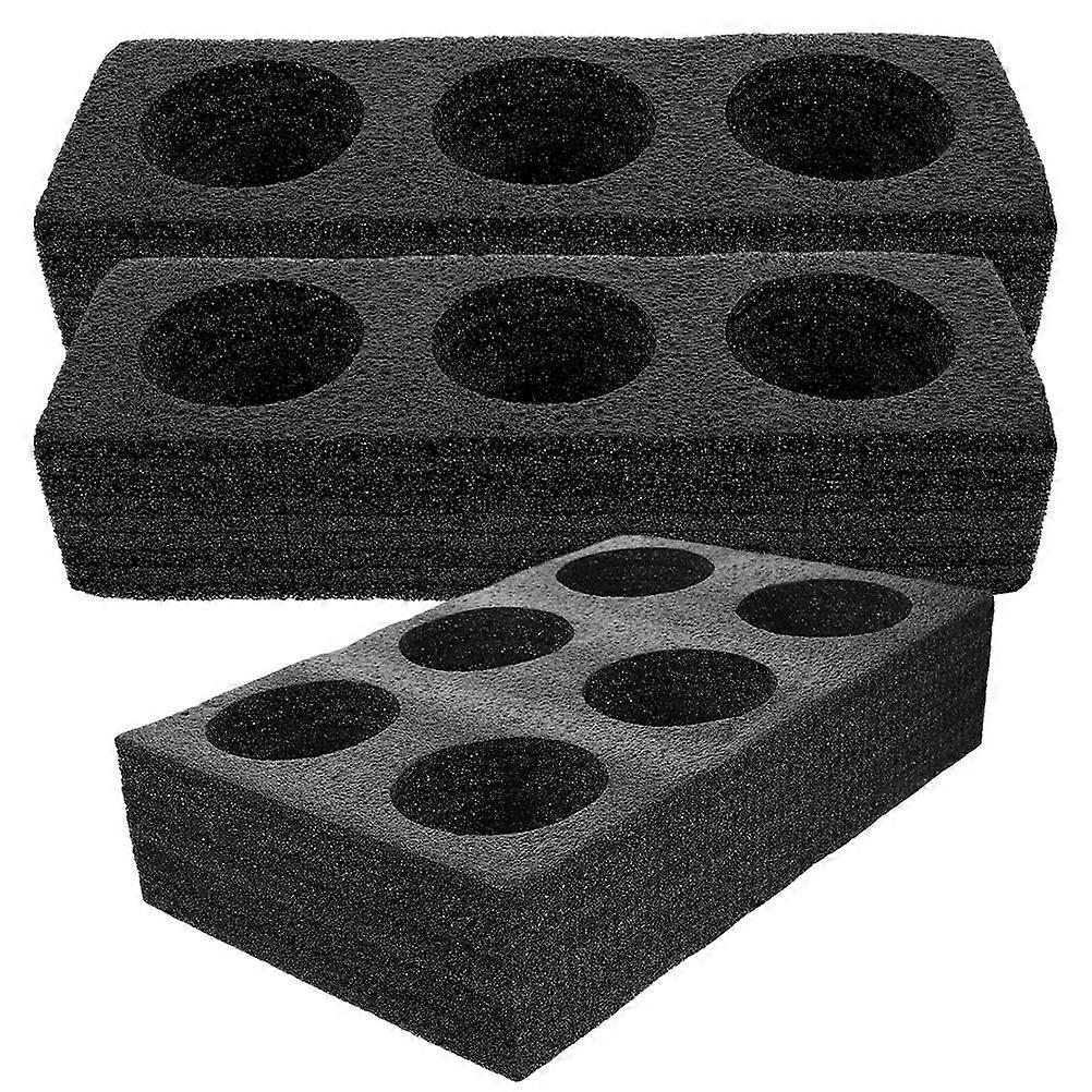Drink Carrier Tray 6Pcs Takeout Cup Holder Ideal For Business Owners Display Goods Prevention Material