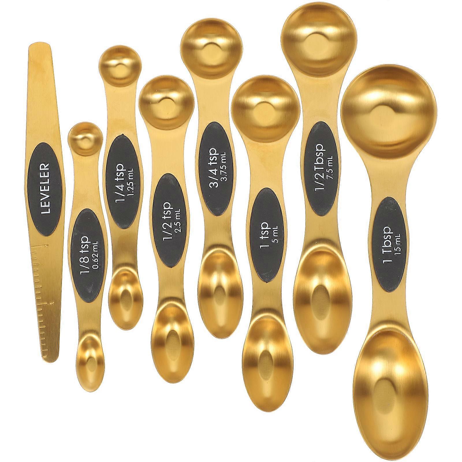 Metal Measuring Scoop Set For Coffee Shops And Kitchen Size 17.2X4.2X1.6CM Ideal For Measuring Ingredients 1 Set