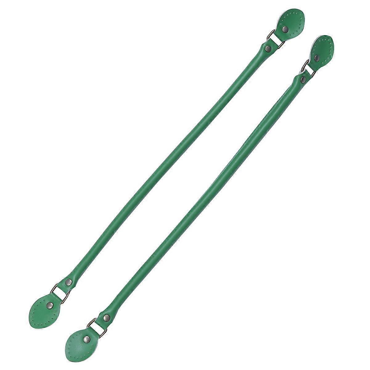 Handbag Handles 40cm For Pouch Craft DIY Sewing Shoulder Bag Green 2Pairs