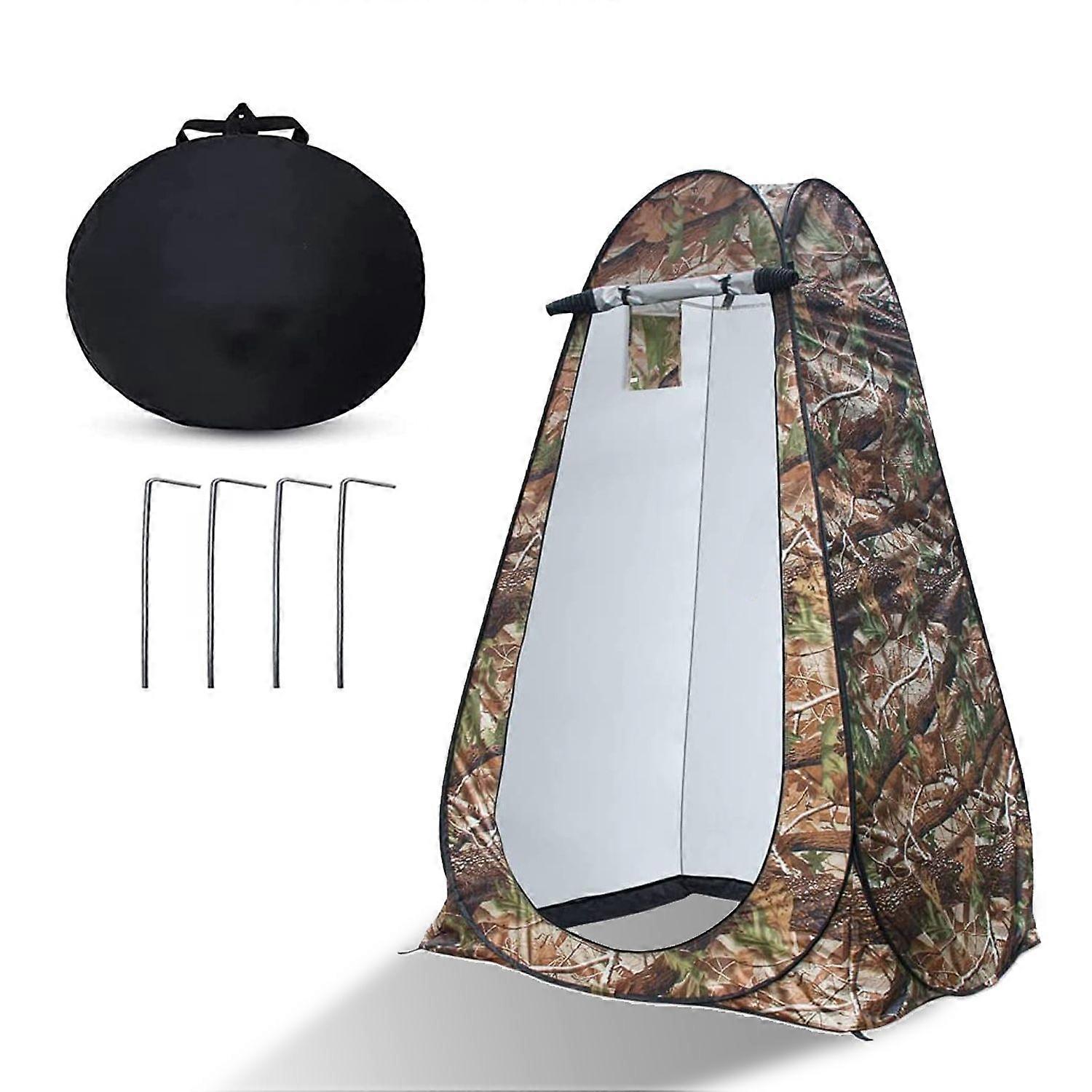 弹出式隐私帐篷淋浴帐篷便携式户外露营浴室厕所帐篷更衣室隐私庇护所远足和海滩遮阳室