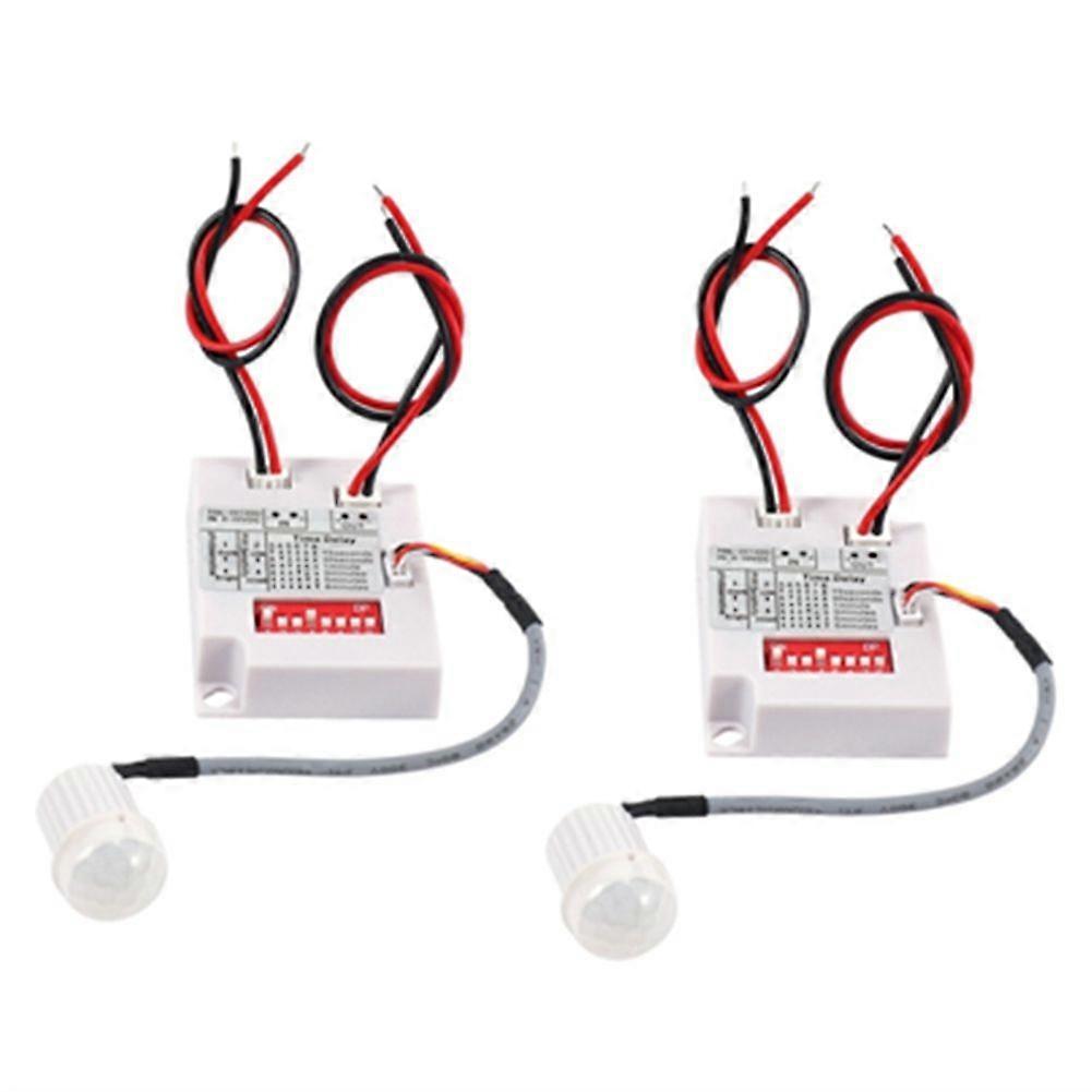 12V 24V PIR Motion Sensor Switch IR Infrared Human Induction Time Delay Relay Switch Corridor LED L