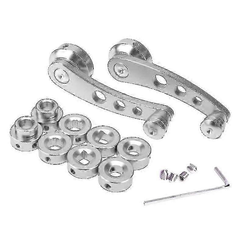 2pcs Universal Billet Aluminium Fenêtre Manivelle Poignée Enrouleur Camion Pickup Porte Outil