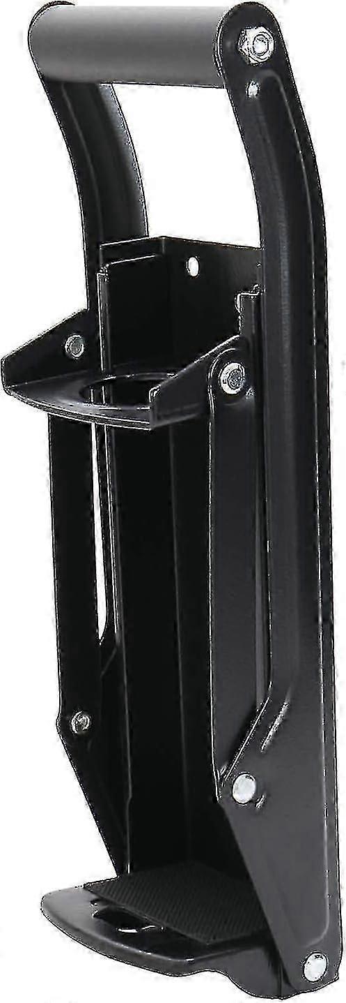 500ml Can Squeezer - Black With Bottle Opener - For Beverage Can And Pe Bottle