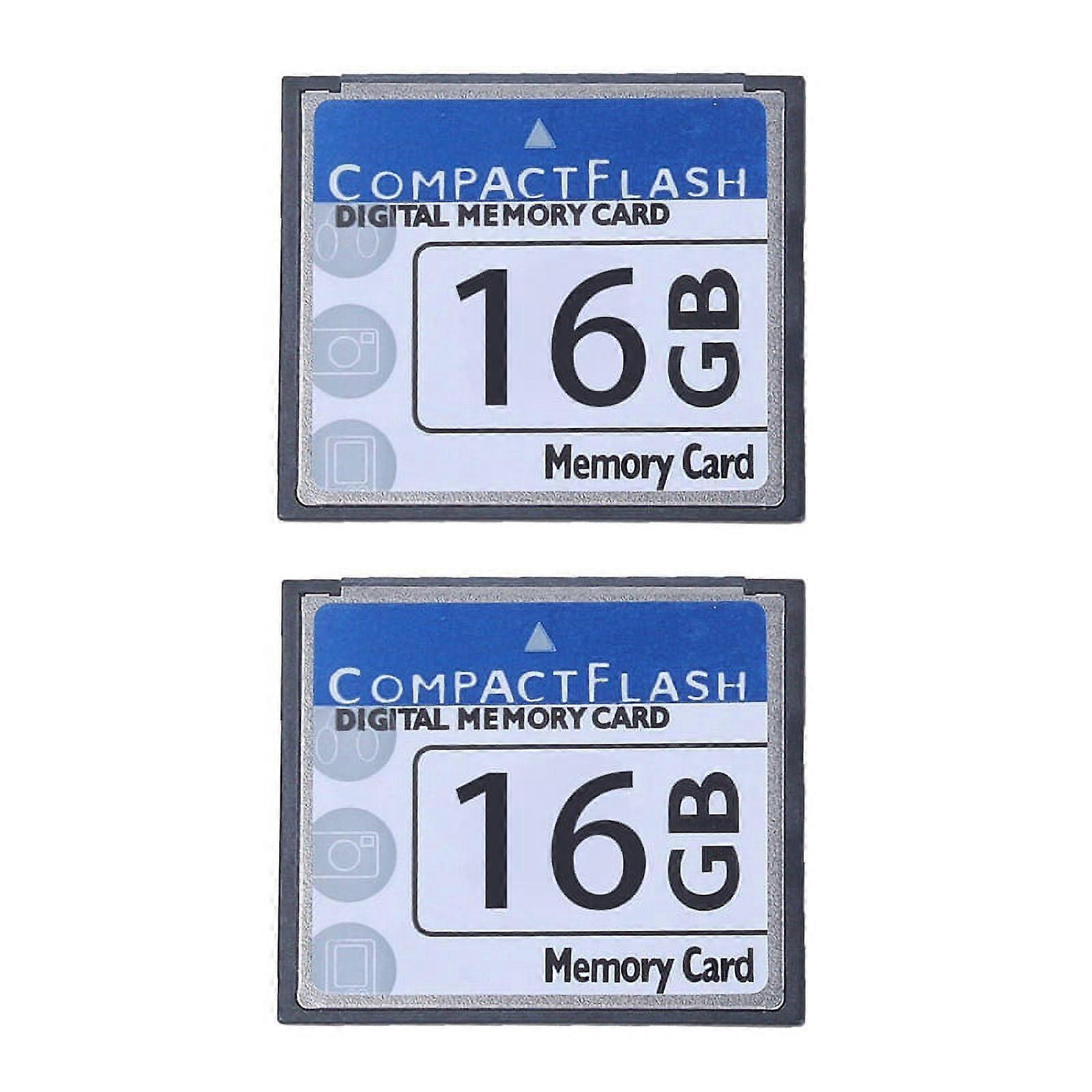 2X Professional 16GB Compact Flash Memory Card(White&Blue)