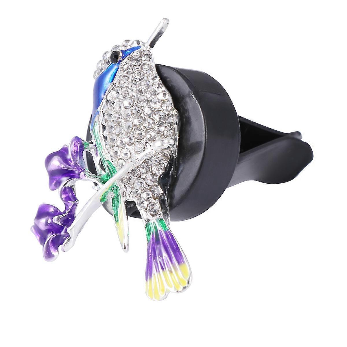 Car Aromatherapy Diffuser Silver Magpie Shape Perfume Clip