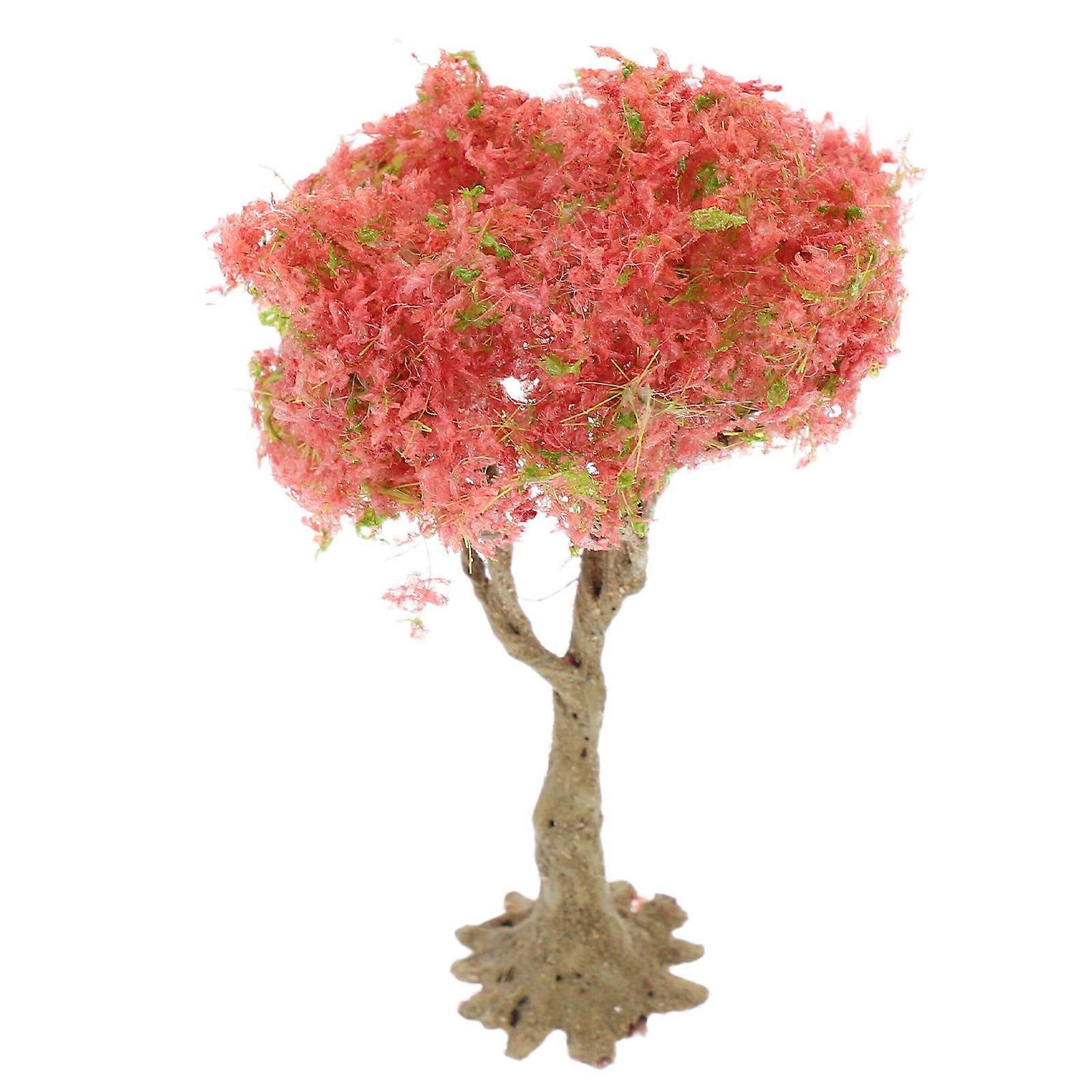 Miniature Garden Trees Model Train Scenery 3Pcs Landscape Decoration