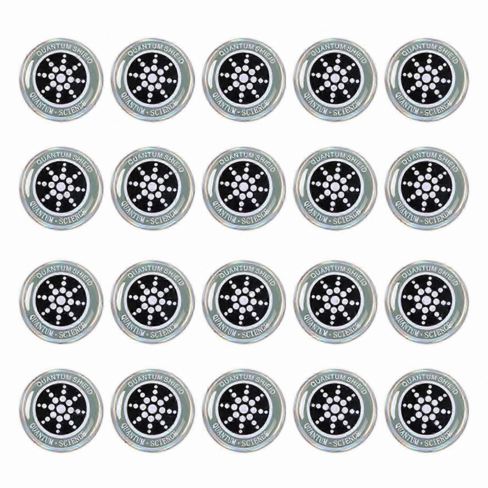 EMF Protection Stickers for Cell Phones and Devices, 20 Pack Radiation Shielding Decals