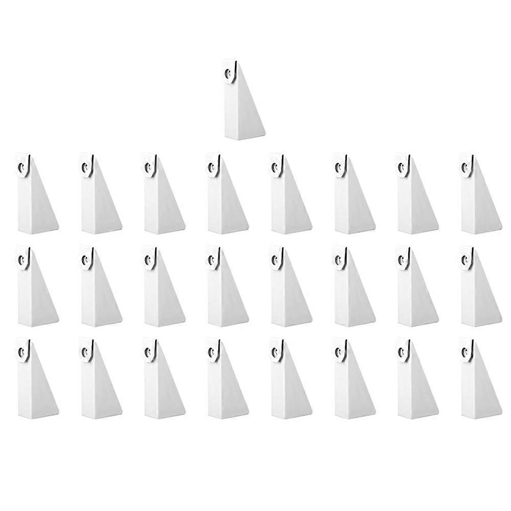25 cunhas de alumínio branco para calhas de 5 polegadas estilo K, A