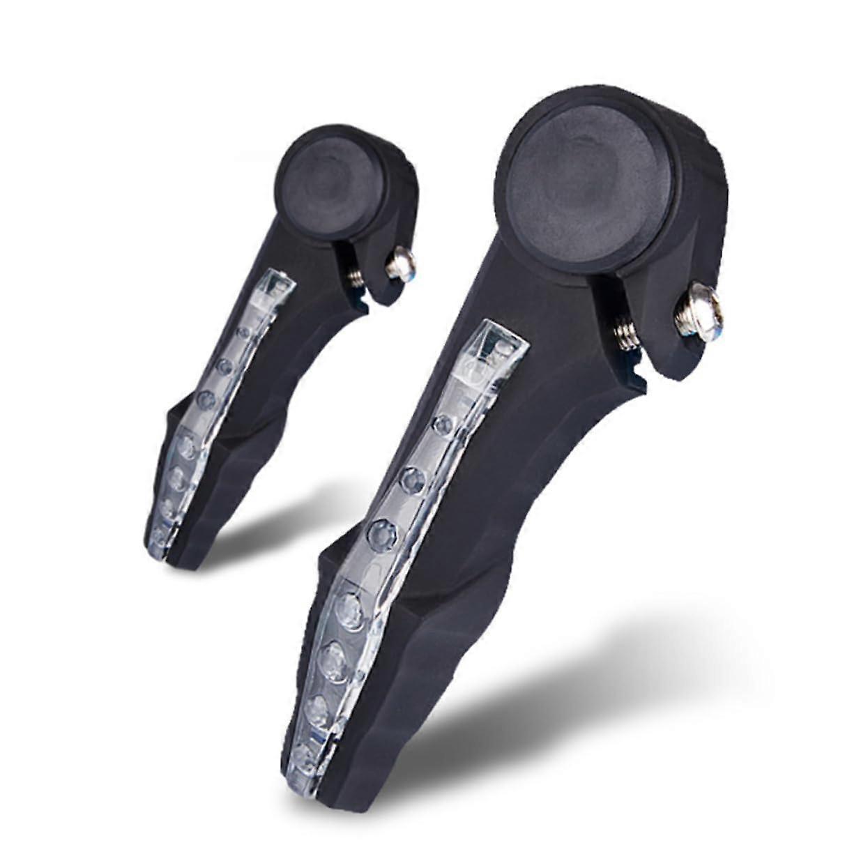 Handlebar LED Turn Lights Bar End Night Safety Lamp For Handlebars, Wide Light Range, Compact Outdoor Riding Accessory