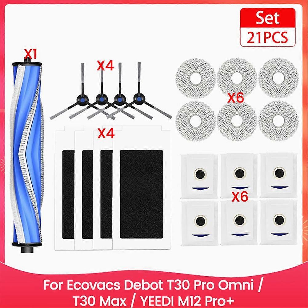 For Debot T30 Pro Omni / M12 Pro+ Main Side Brush Filter