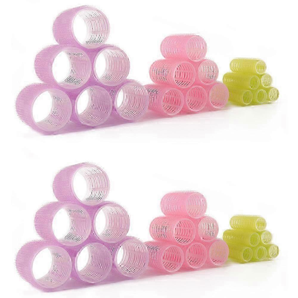 Heatless Curls For Long Lasting Styles, Professional Rollers Oversized Set Easy To Use For DIY Hair Styling At Home Or On-The-Go Without Hea