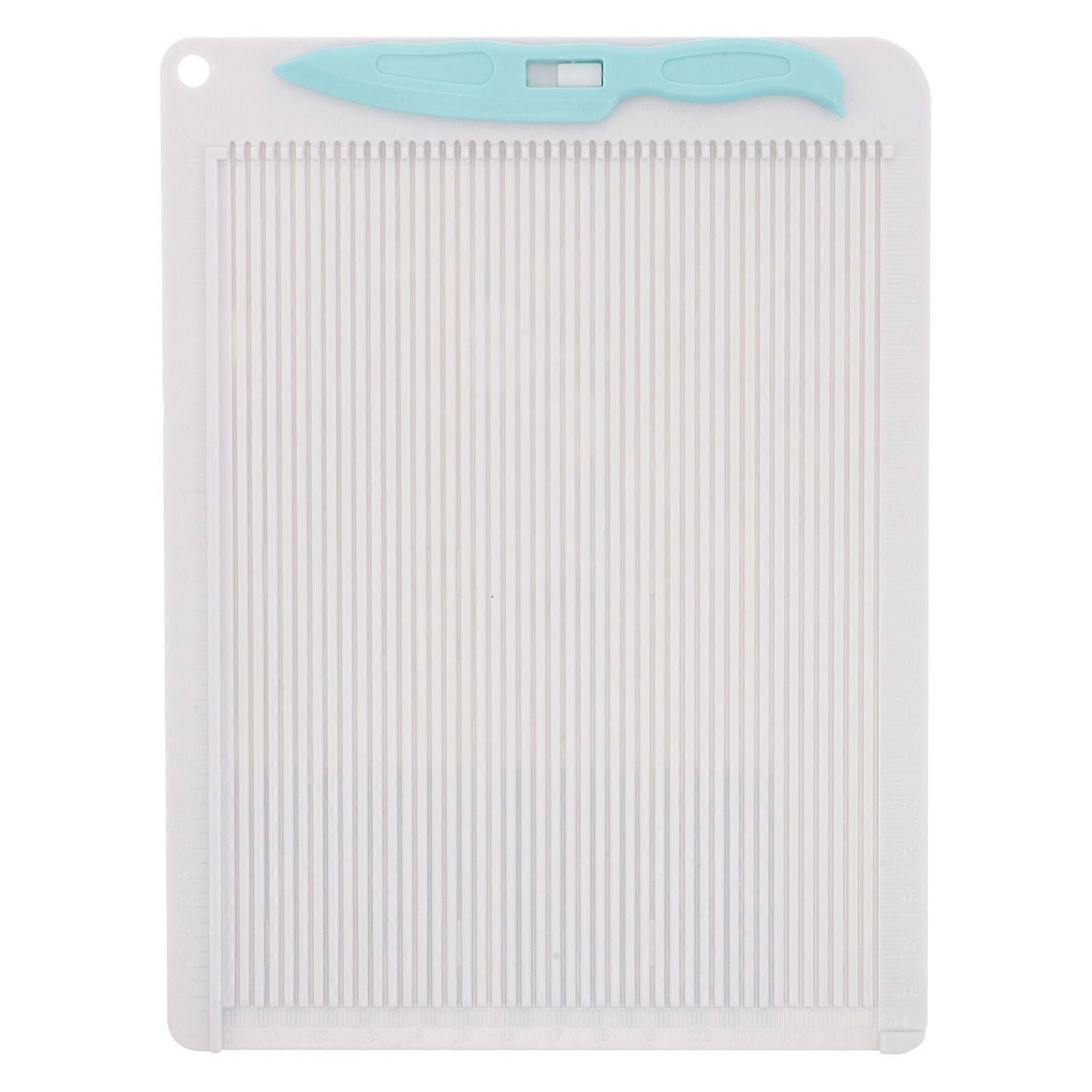 1 Set Mini Craft Scoring Board with Knife Scoreboard Envelope Maker Scrapbooking Embossing Craft Tool for Paper Card Making Quilting Accessories