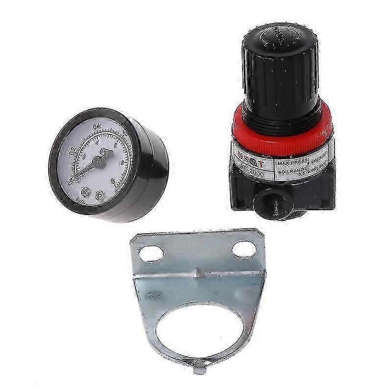 Exquisite Ar2000 Air Control Pressure Gauge Compressor Relief Regulator Regulating Valve Boris