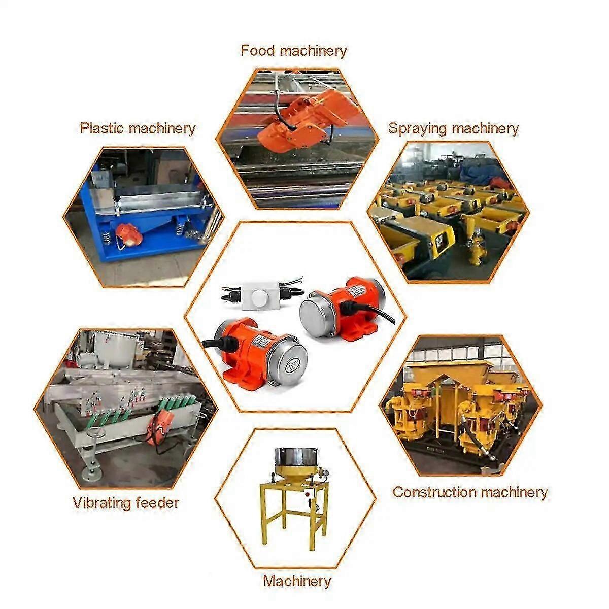 15W 30W 220V Vibrating Motor Adjustable Speed for Feeding Machine  Shotcrete Machine  Washing Machine + Motor Speed Controller