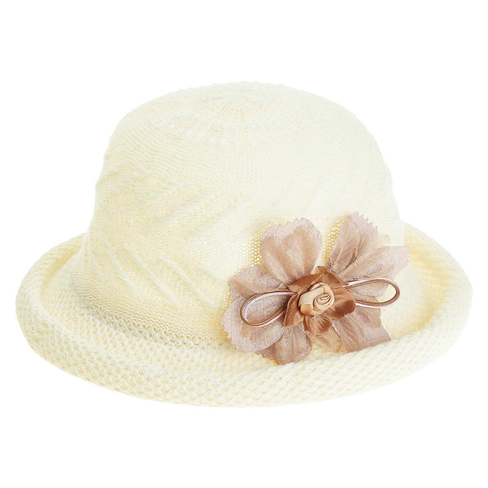 קשתות אופנתיות עיצוב כובע דלי קיץ קל משקל מתקפל כובע הגנה מפני השמש לנשים גברים אביזרי חוץ מזדמנים חלב לבן