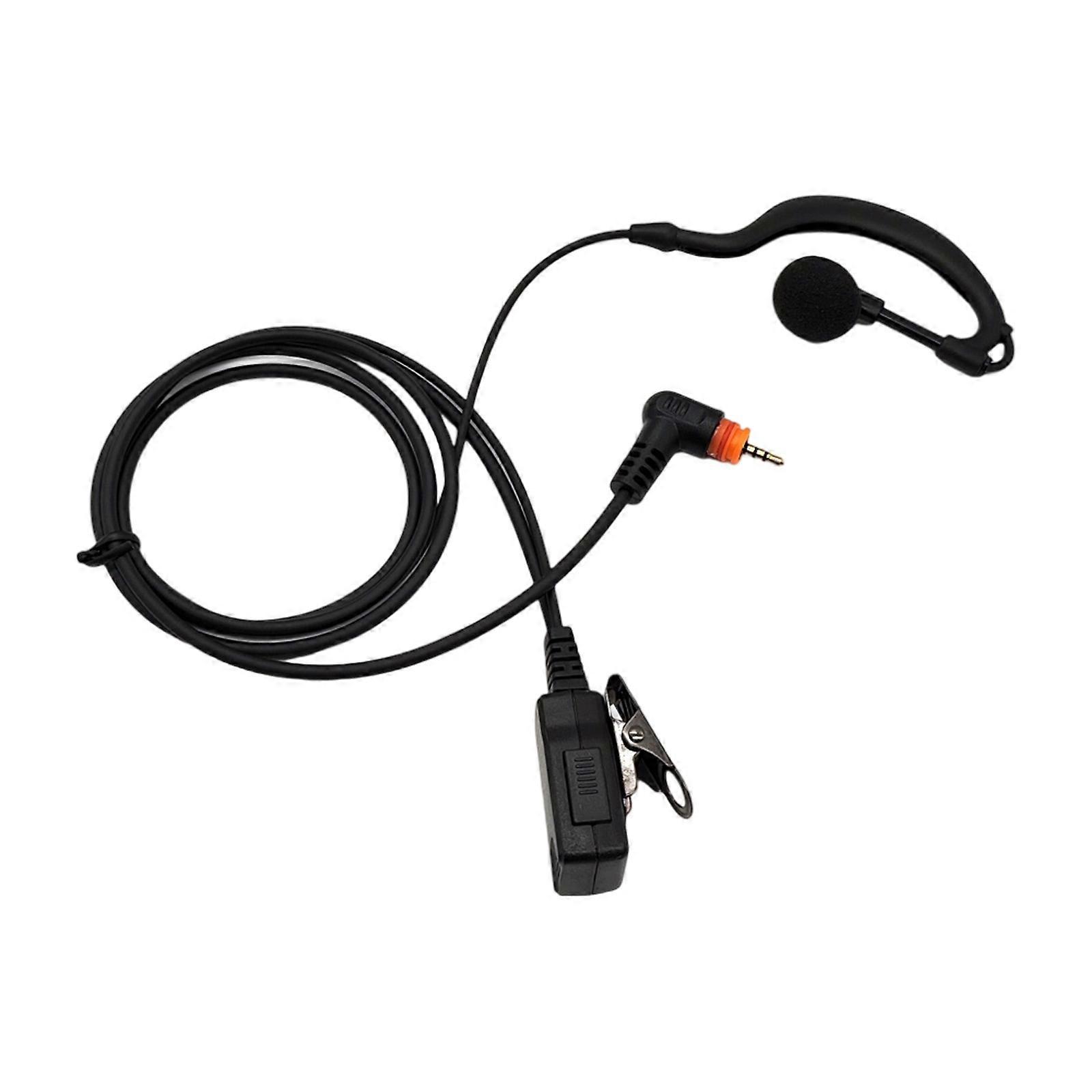 Earhook Headset with PTT Microphone for SL1M SL2M SL2K SL300 SL4000 SL7550 SL7580 SL8050 Two Way Radios, 97cm Main Cable Multicolor