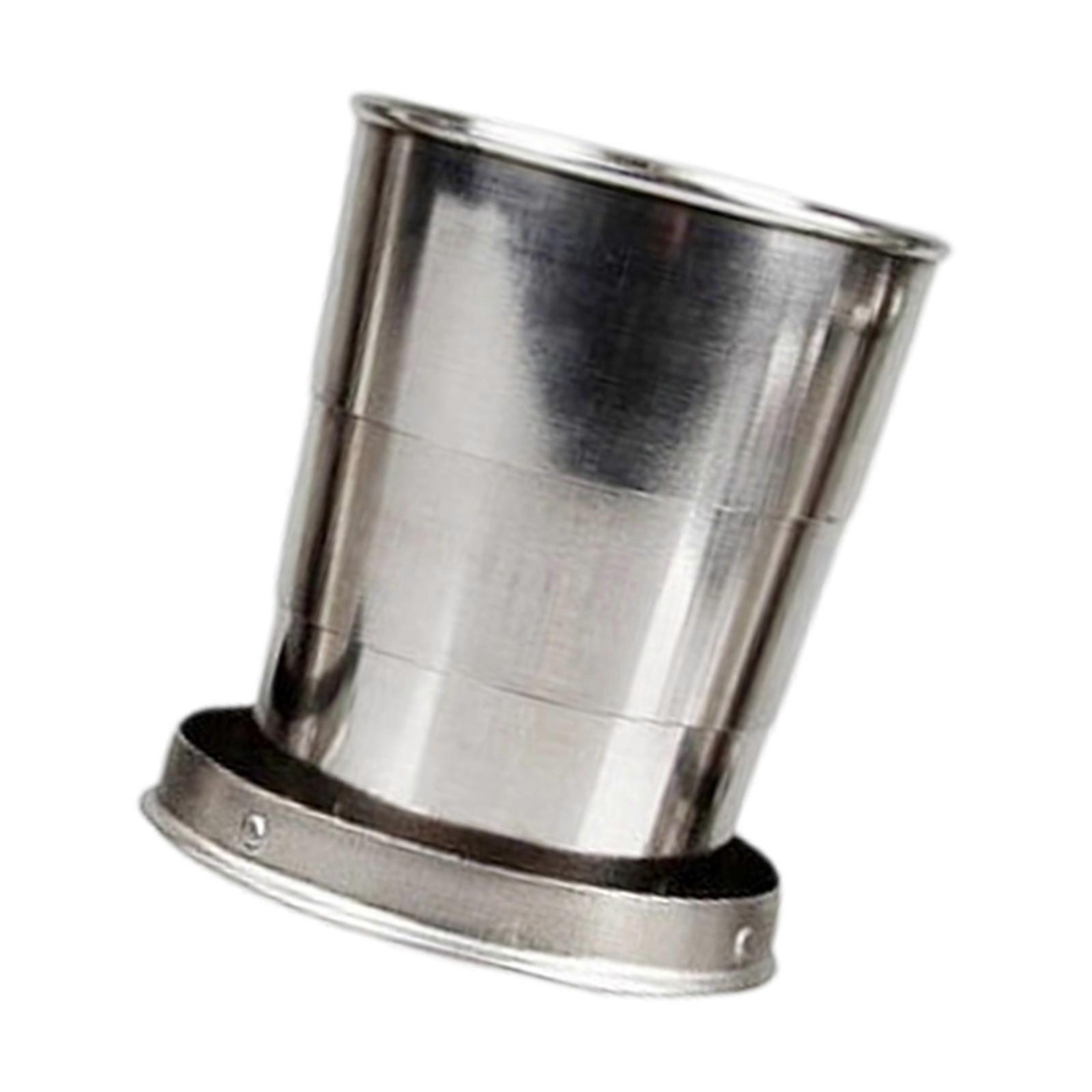 Transportable Collapsing Untarnished Travel Cup For Adventure Hiking Dense Plan Food Safe Substance Simple Outdoor Rudiments Multicolor