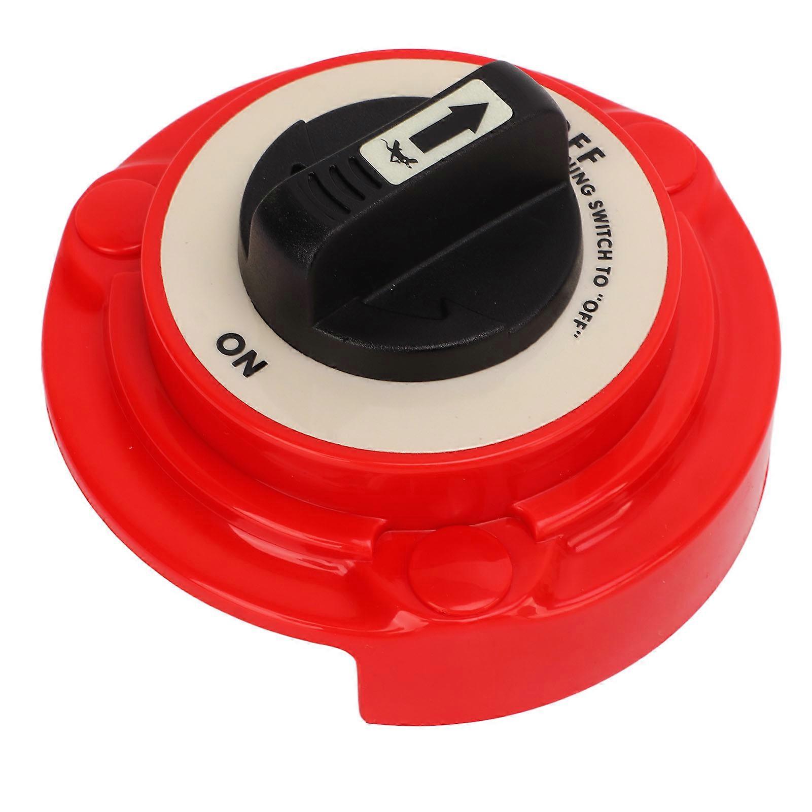 DC6‑32V Battery Power Off Switch Round On Off 2 Position 2 Terminal 300A Power Cut Off Switch for Marine Boat