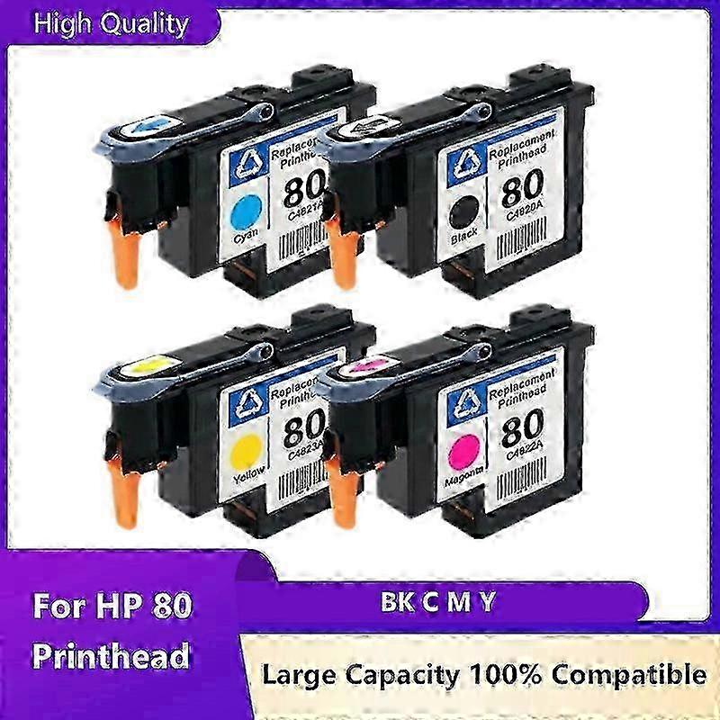 For HP 80 Printhead C4820A C4821A C4822A C4823A HP80 Print Head For HP Designjet 1050 1055 1055cm 1050c Plus Printer 0403