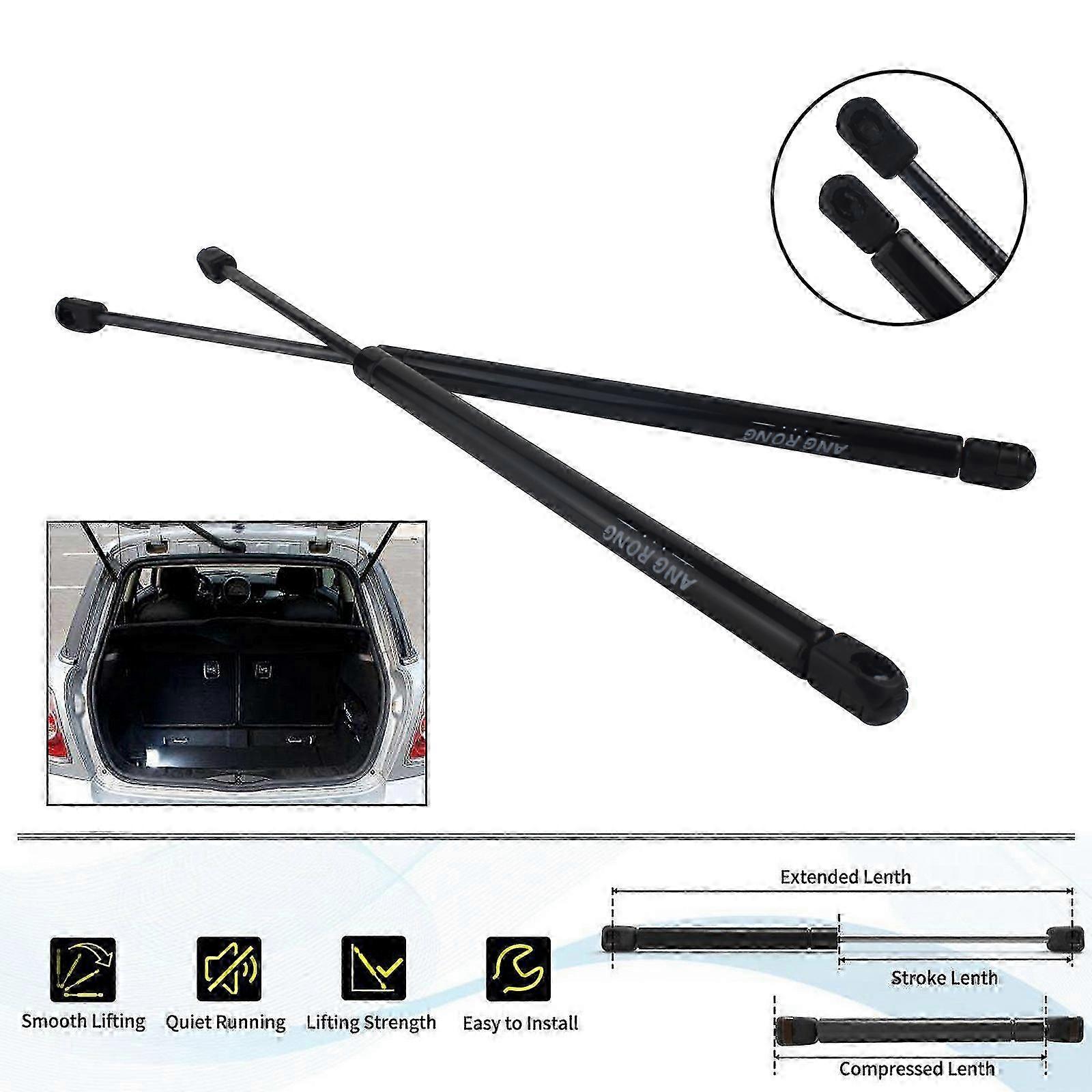 Boot support struts for Mini One Cooper R50 R53 2001-2006 - pair