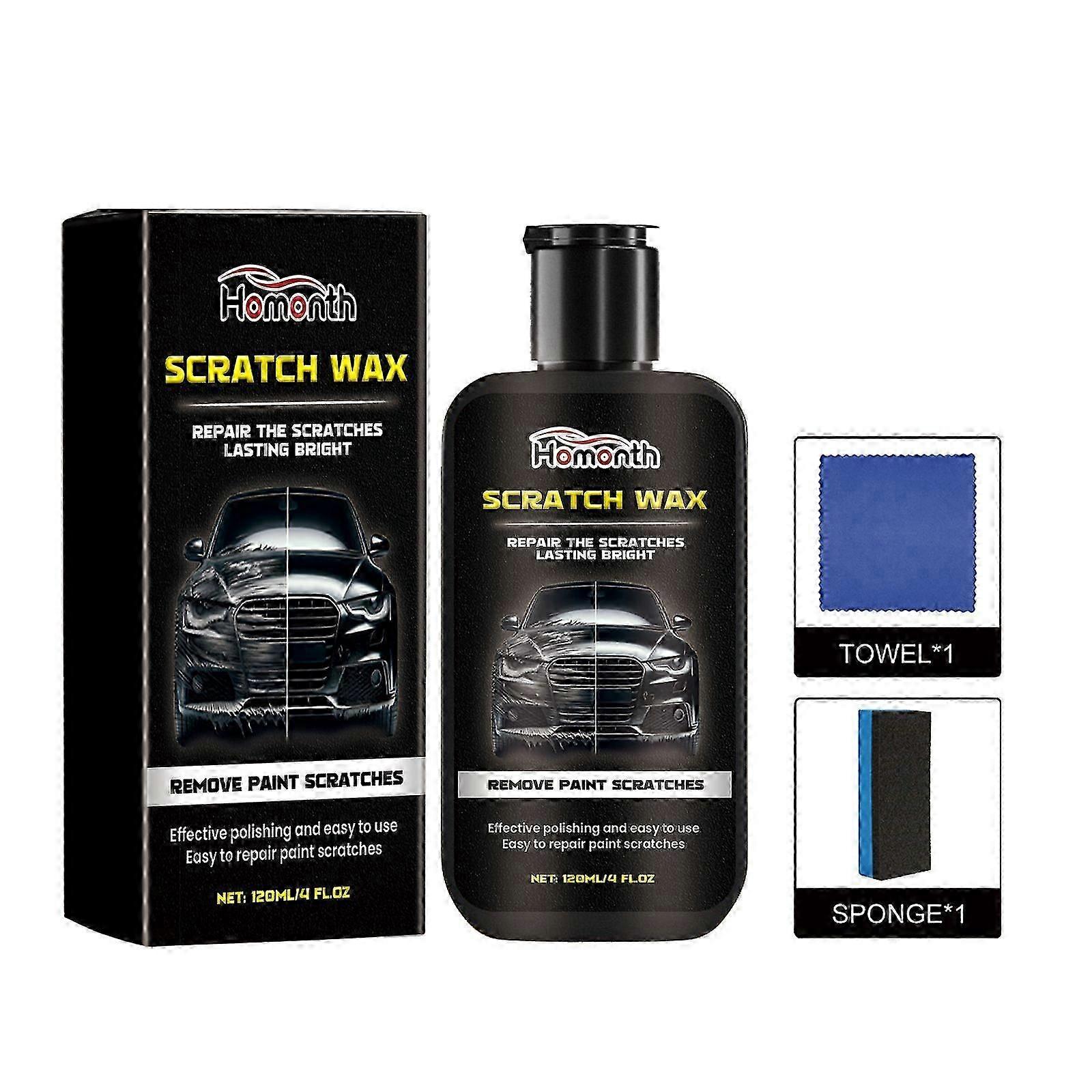 Premium Car Scratch Repair Wax - Easy-to-Use Polishing Cream with Silica