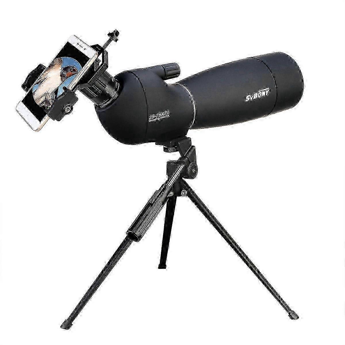 Svbony Sv28 25-75x70 Ip65 Waterproof Bird Scope 21mm Eyepiece