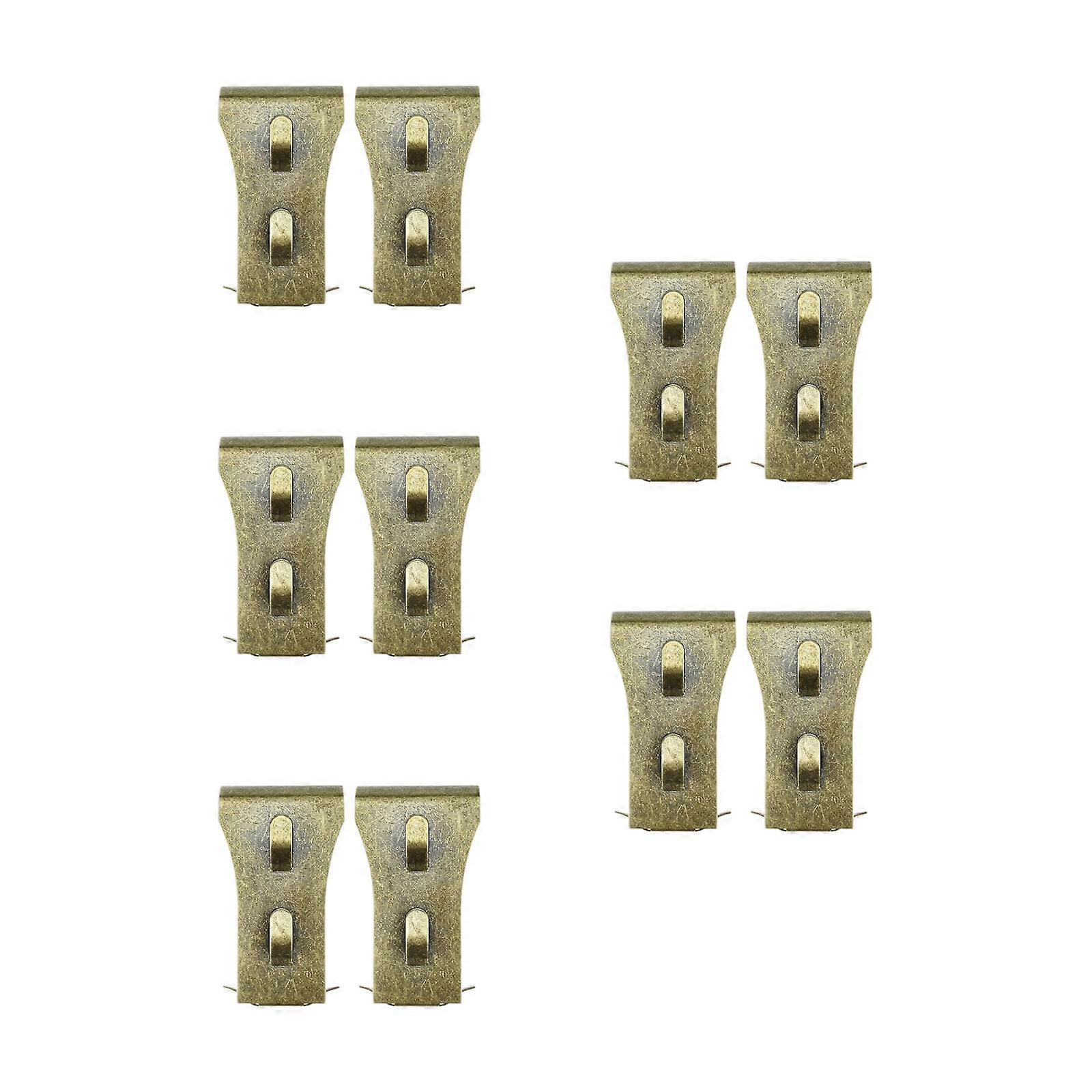 10Pcs Rustproof Brick Wall Hook Clip for Easy Installation Brick Multicolor