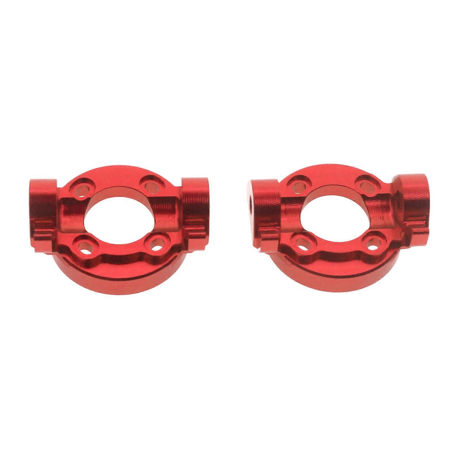 Replacement Parts Aluminum Front Caster Block For Remote Control Truck Performances Enhancement  Red