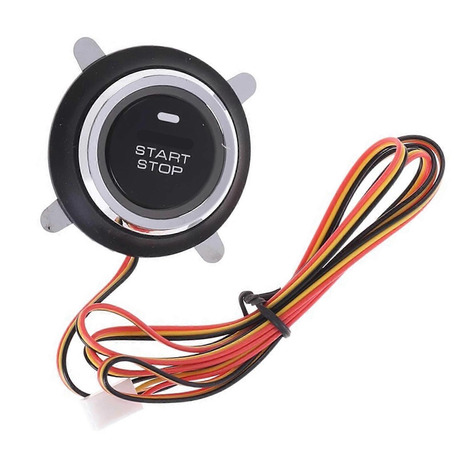 Automotive Push Button Starter 12V Potential Hard Wearing Plan Ergonomic Change For Sedans SUVs And Trucks Multicolor