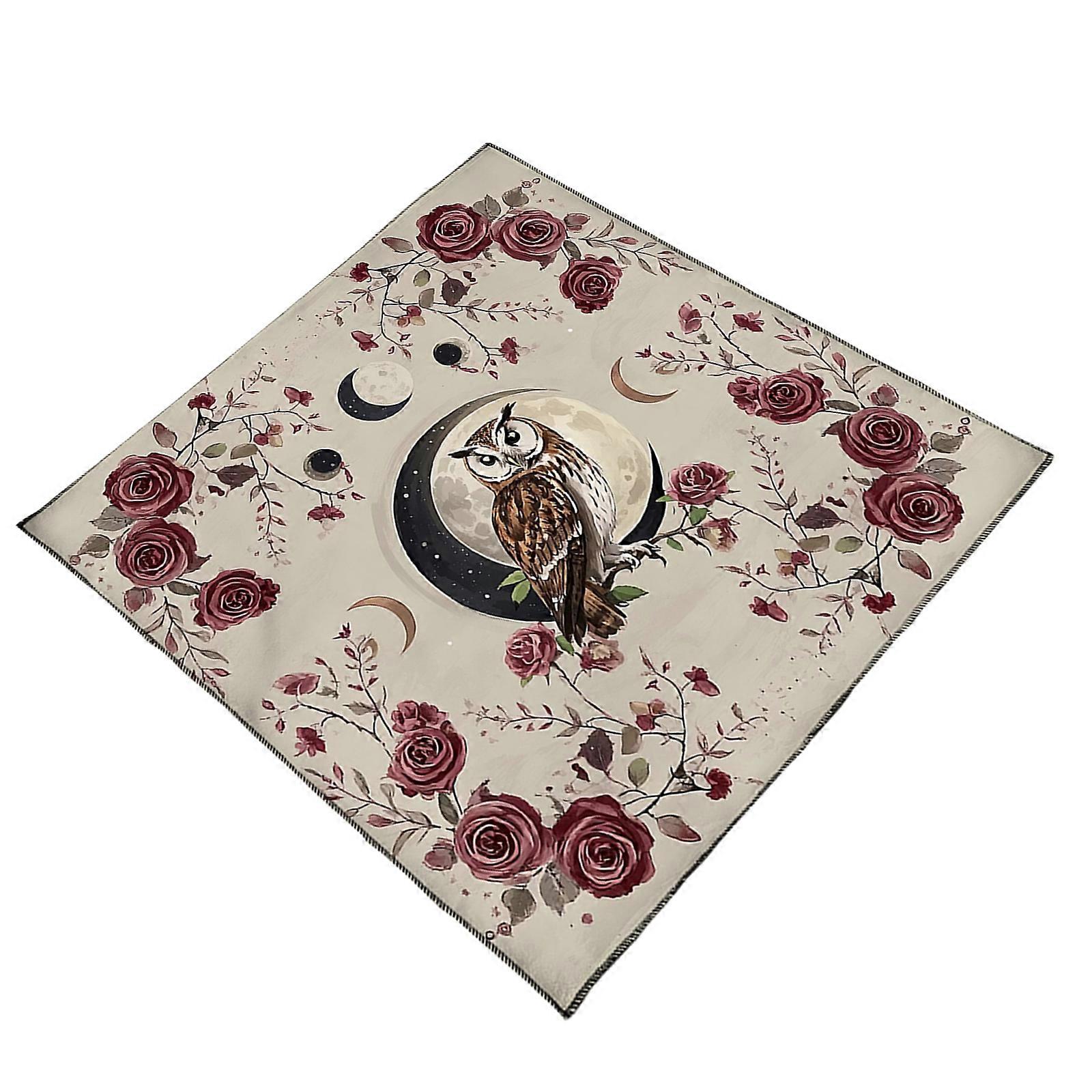 Square Witchcrafts Divination Mat Altars Tablecloth Board Game Card Pad for Tarots Reading Table Cloth Tarots Gaming Mat  75x75cm