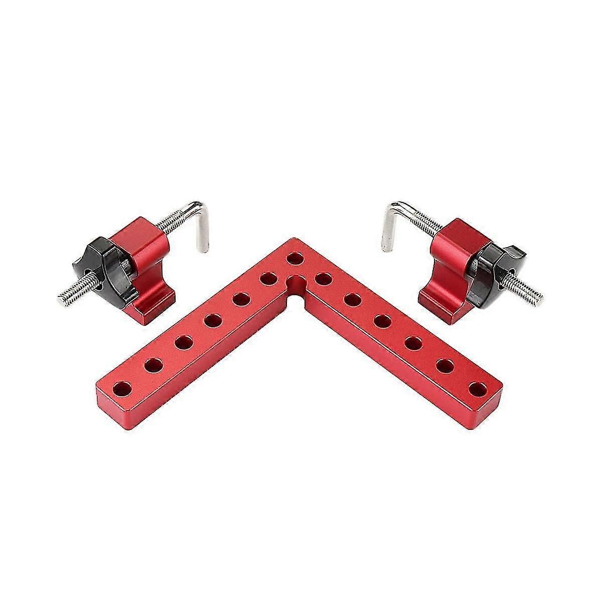 3 Pieces of 120Mm Woodworking Right-Angle Fixture Set Right-Angle Fixing Clamp L-Shaped Auxiliary F