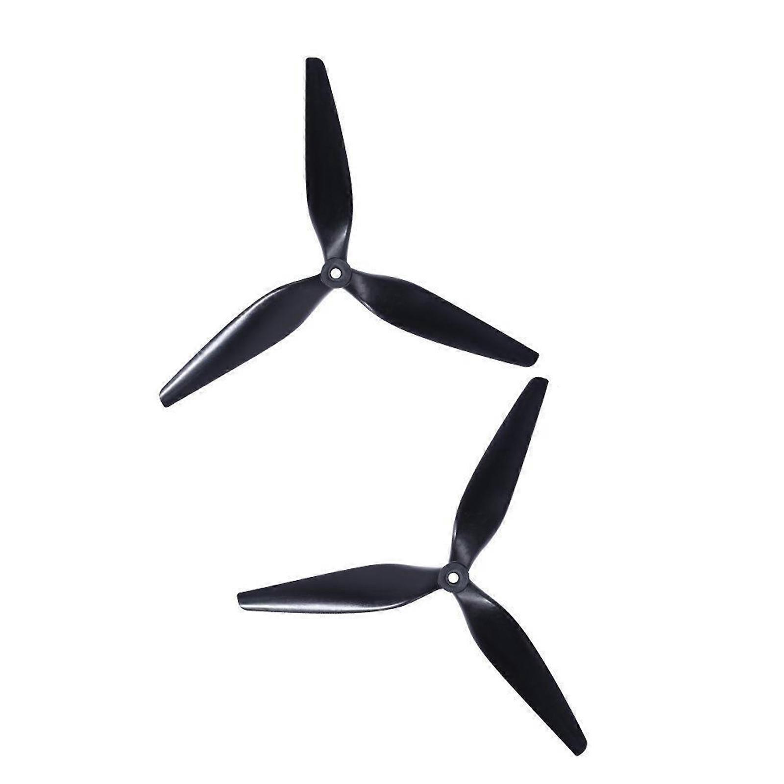Pack of 2pcs 9inch UAV Propellers Carbon Fiber Nylon 3 Paddle Leafs 9X5X3 9050 Enjoy Stable Smooth and Efficient Multicolor