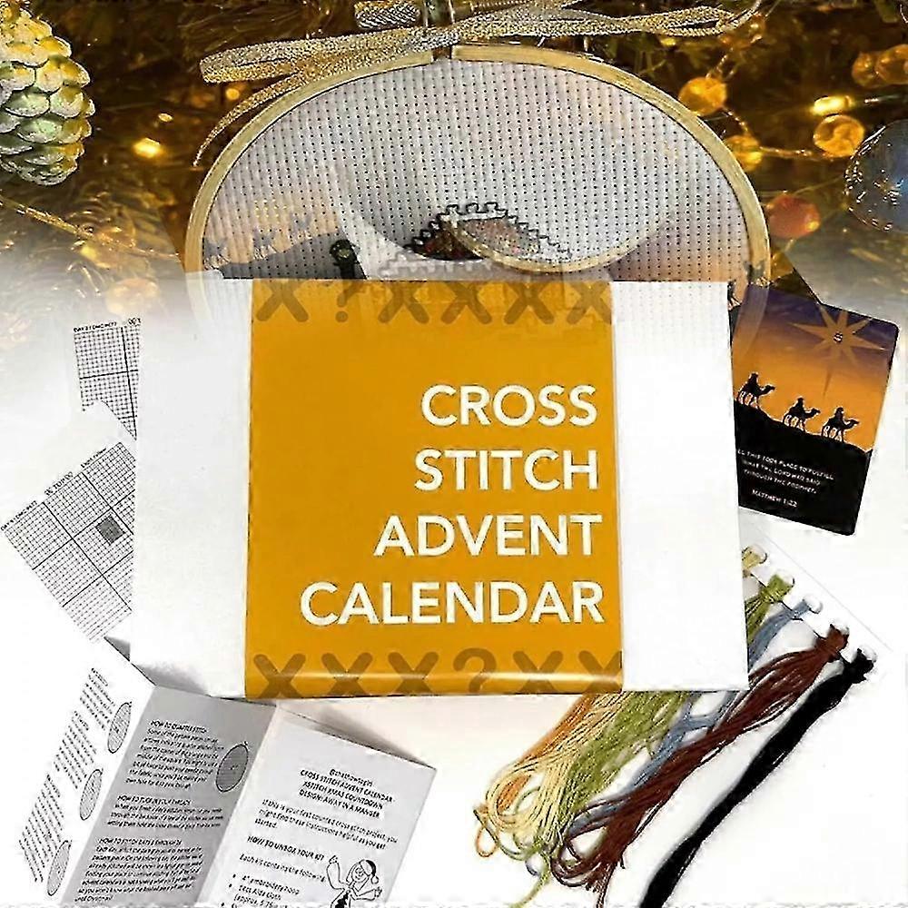 Christmas Countdown Calendar for Cross Stitch Enthusiasts 2025