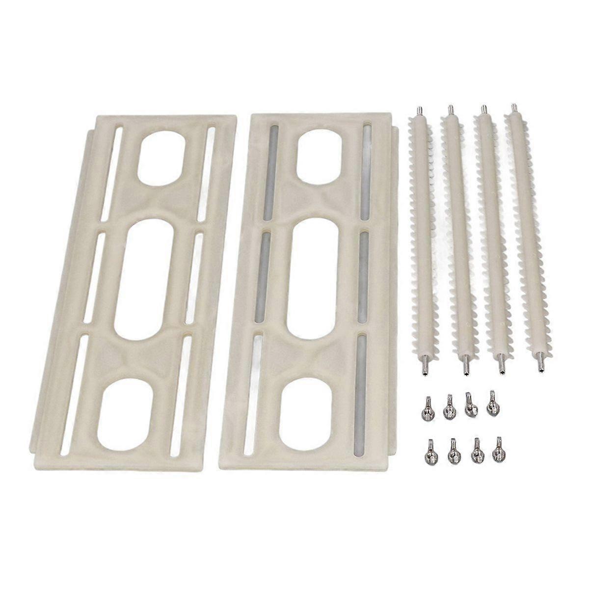 Plastic Record Drying Rack Large Capacity Storage Holder with Sawtooth Design