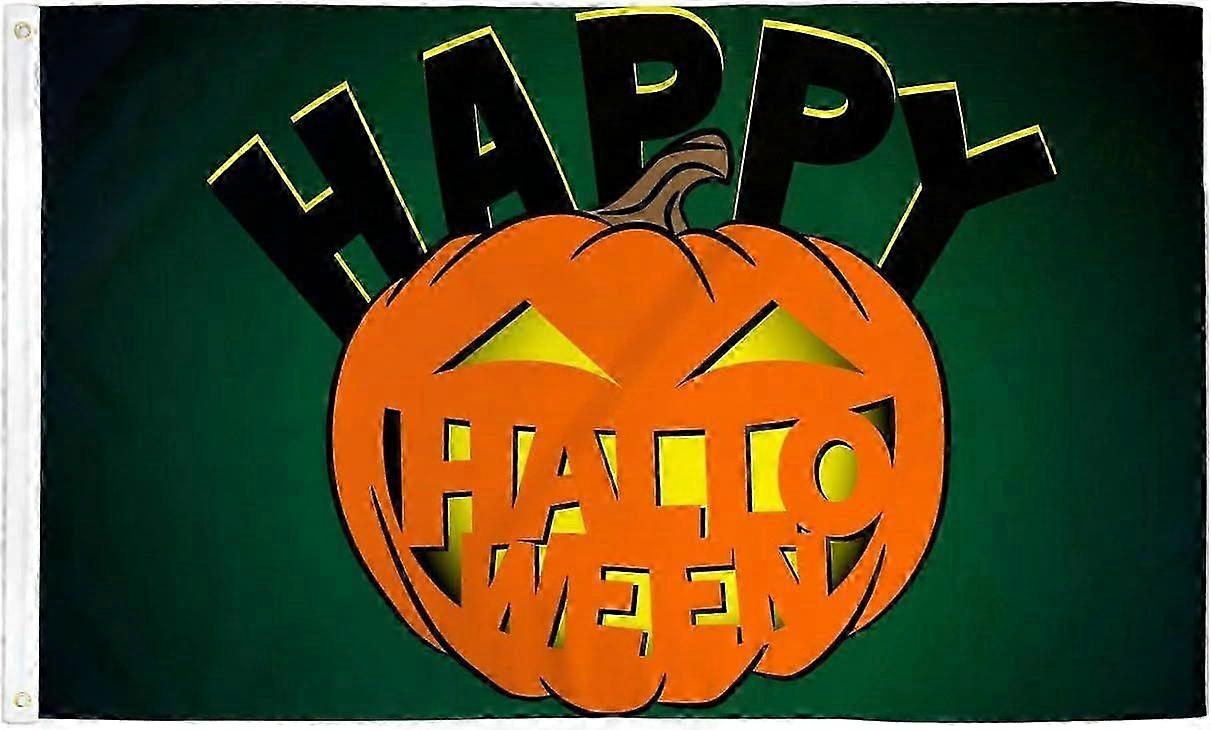 Happy Halloween Pumpkin Flag Mode A-2370