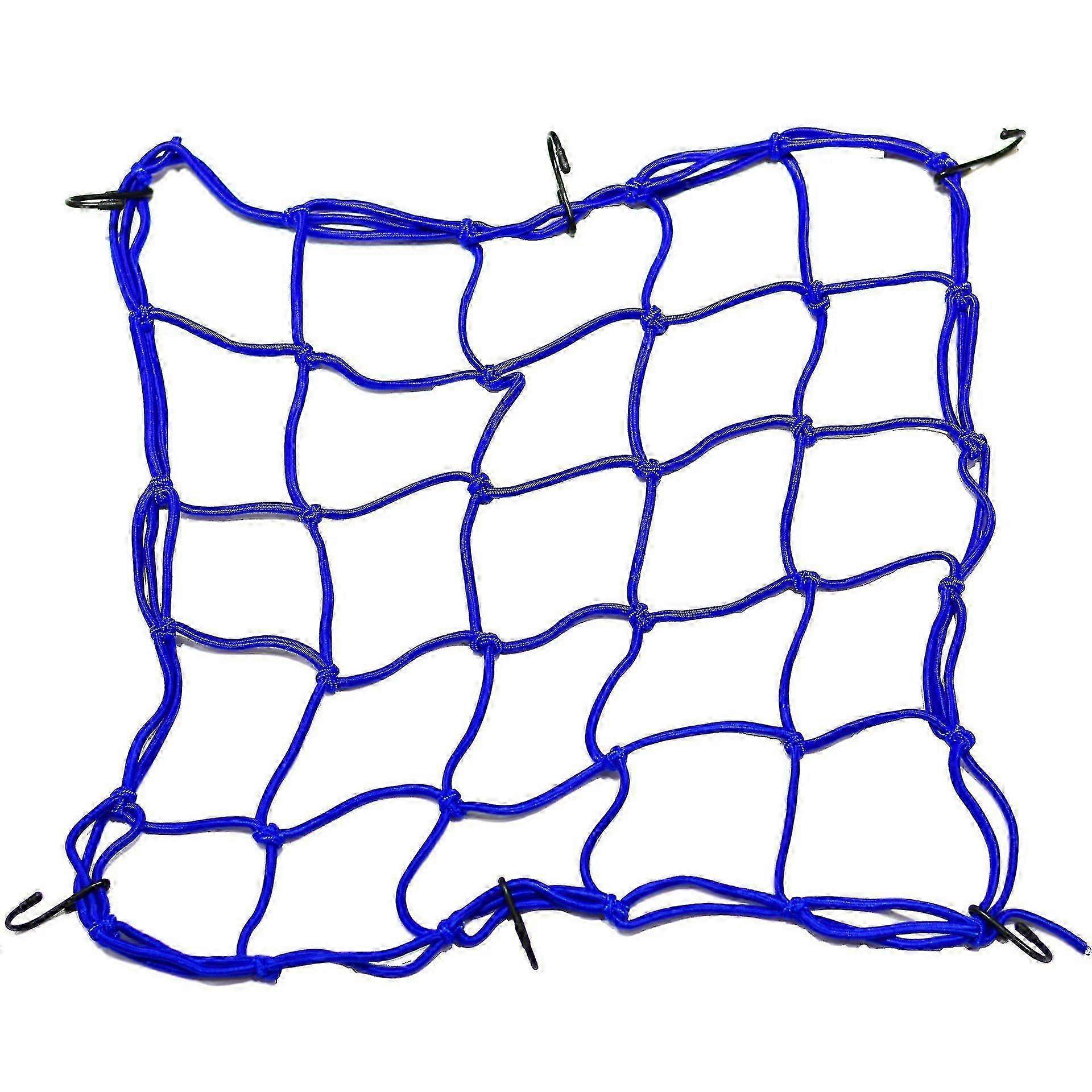 Elastic Mesh Bag Holder For Motorcycle Luggage Tie Down Mesh With Hook 2pcs