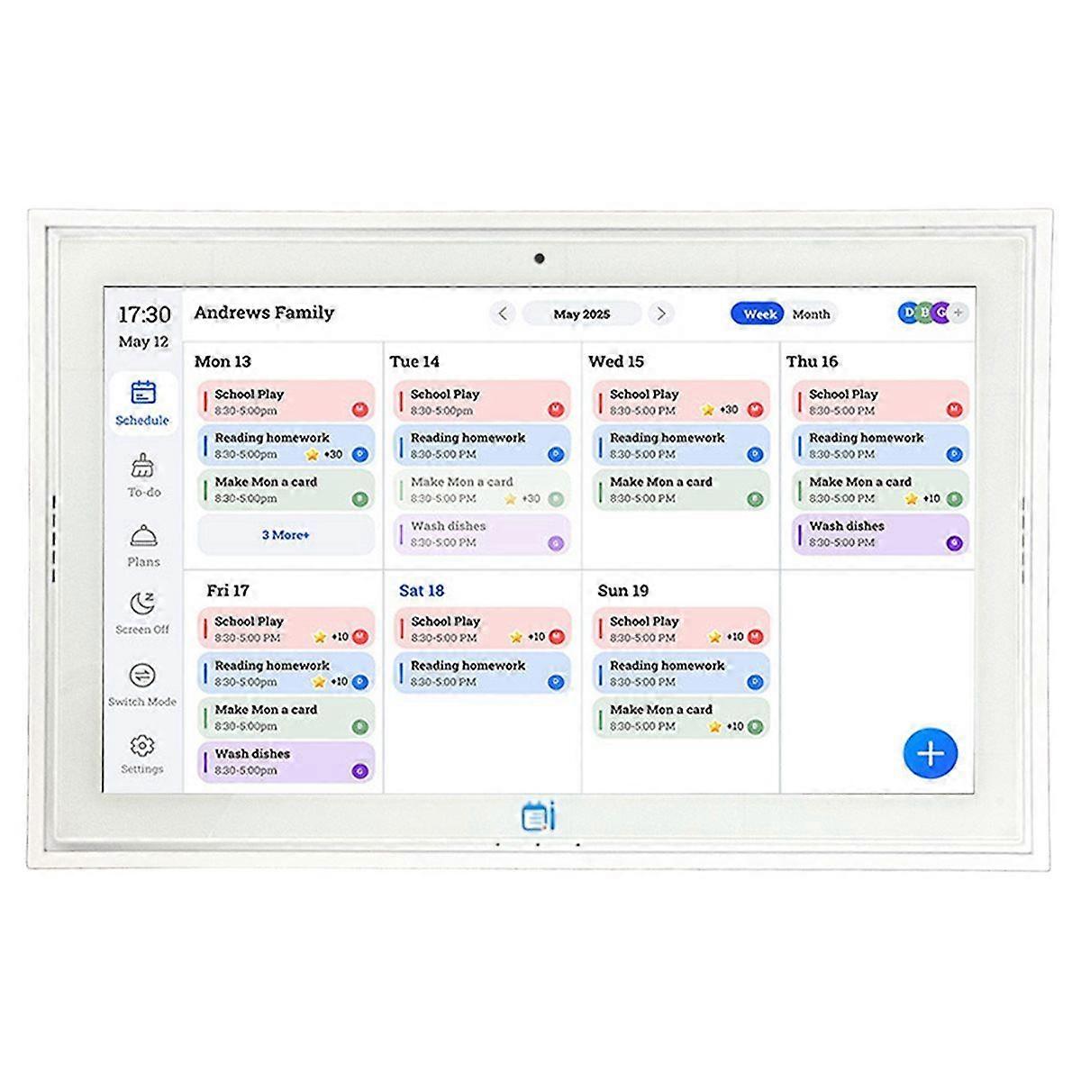 WIFI 15.6inch Digital Family CalendarTouch Screen Wall Calendar with APP Alicalendar for Schedule Sy