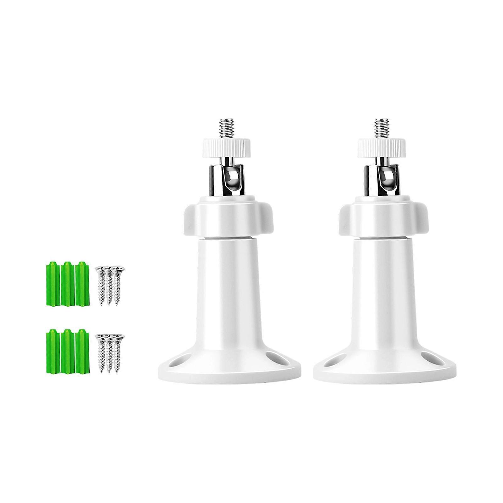 Multiple Direction Flexible Camera Support Bracket for 360 Degree Positioning Plastic Material For Most Security Cameras  White