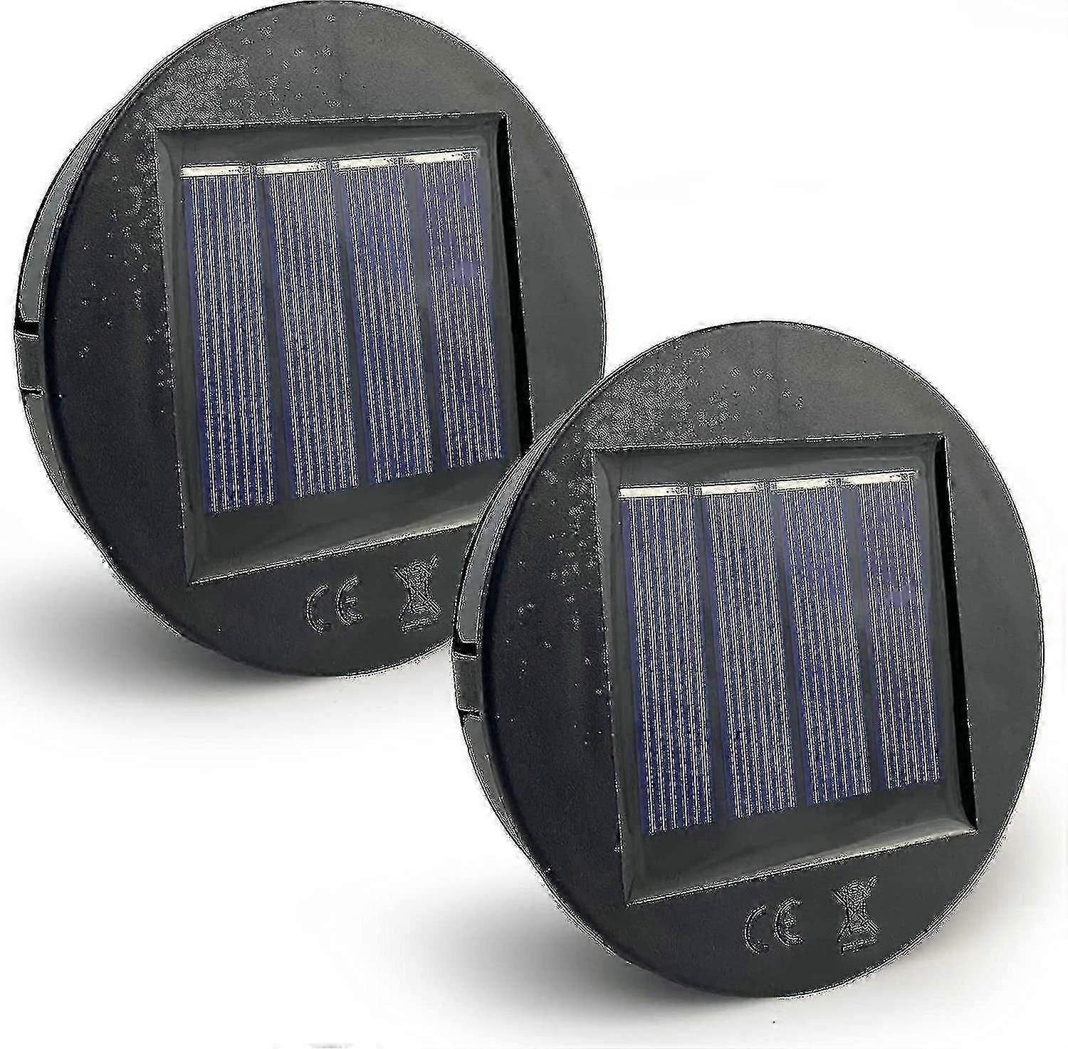 2 Pack 8cm Diameter Replacement Solar Lights(haoyi)-g [jkw]