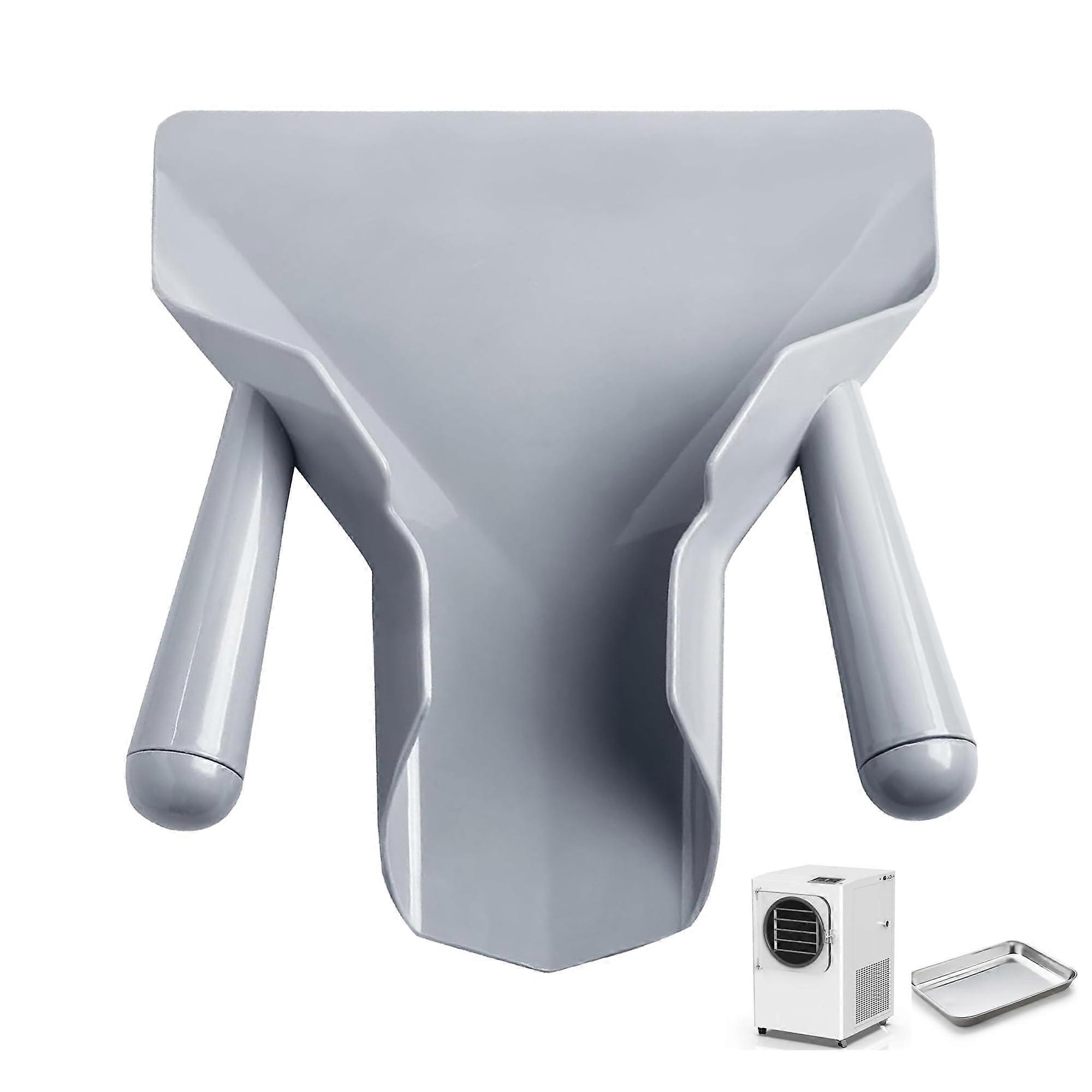 Freeze Dryer Scoop with Ergonomic Double Handle and Precision Funnel Spout for Harvest Right Trays