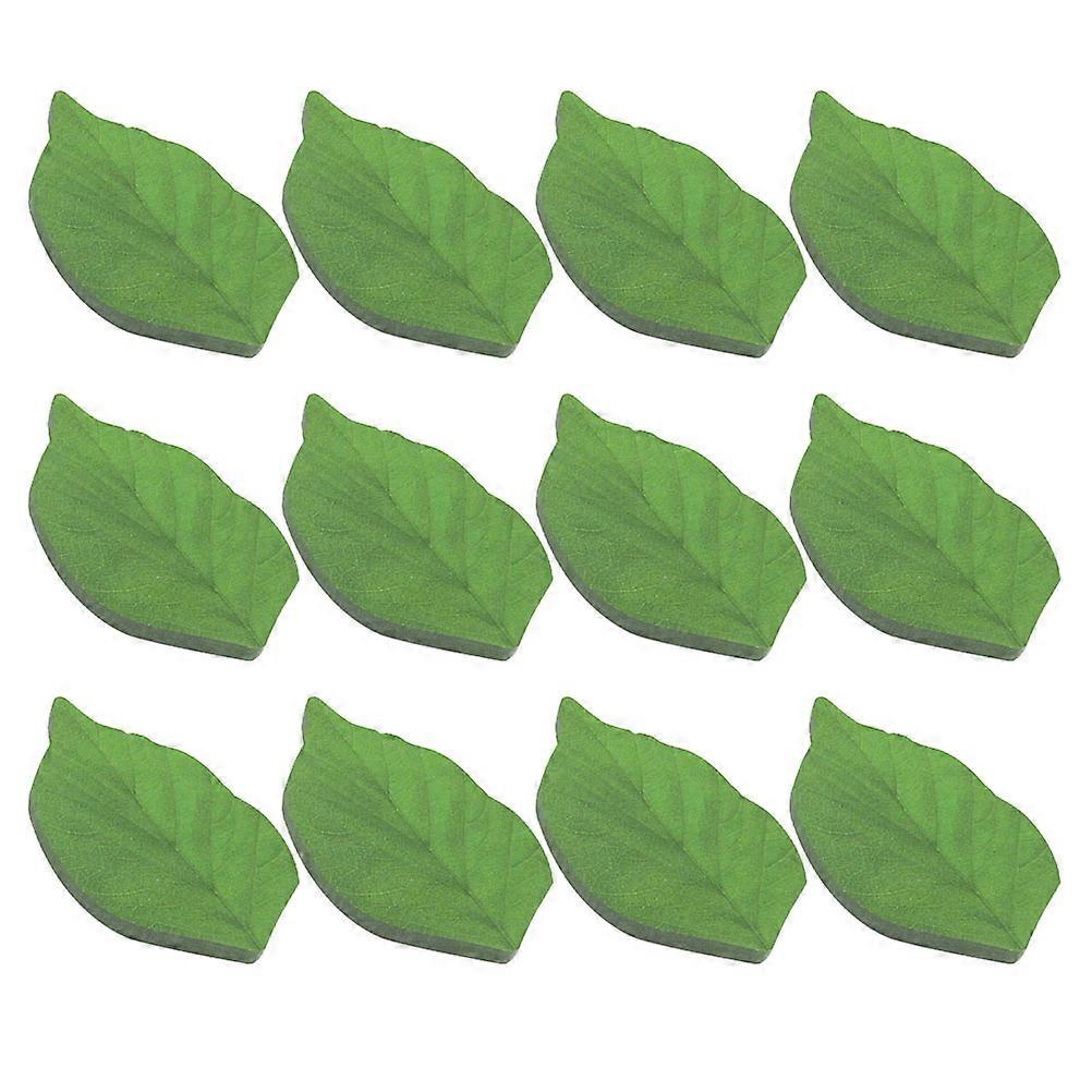 Green Leaf Memo Pad Paper for Notes Cute Note Taking Supplies with Realistic Design 12