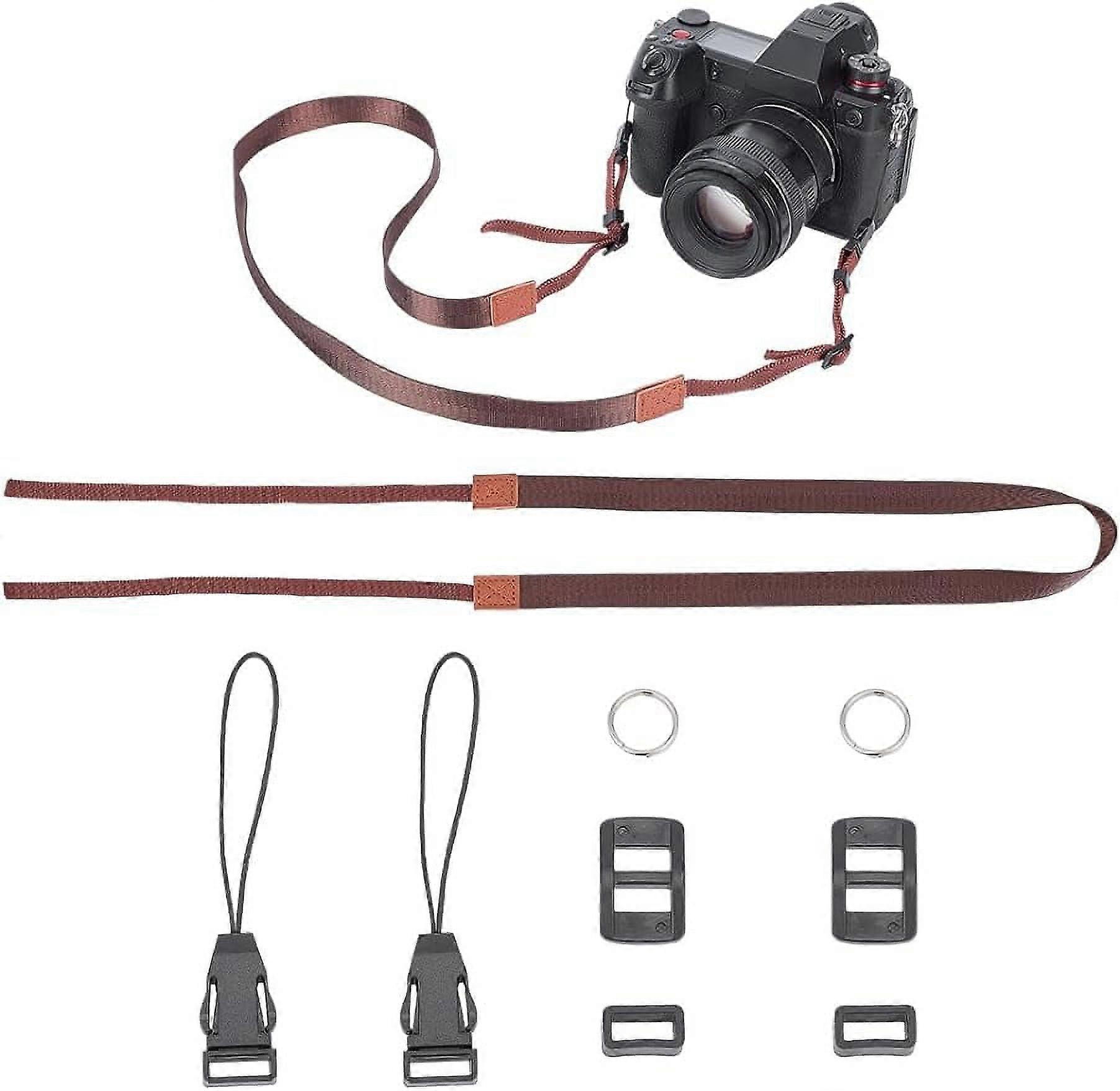 Camera Neck Straps 52.8 Inch Adjustable Camera Shoulder Strap Quick Release DSLR Camera Strap