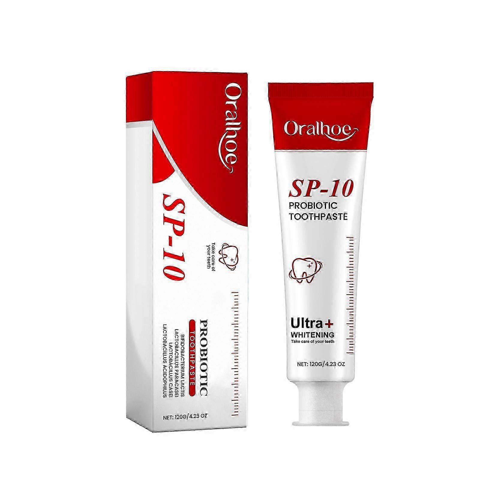 Mild Probiotic Toothpaste to Protect Oral Flora, Reduce Stains and Freshen Breath