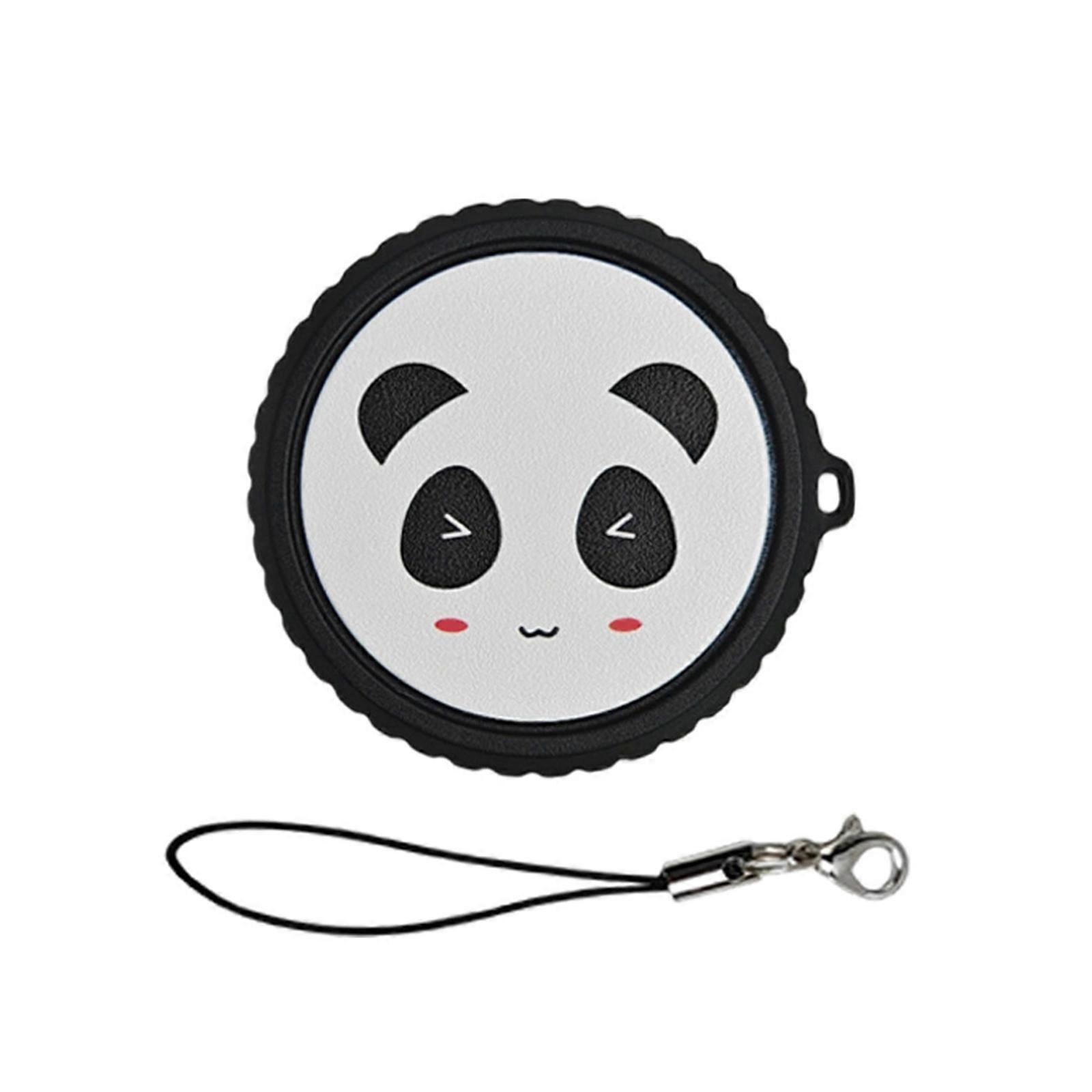 Quick Install Easy Attachment Lens Cover Protector For Action 6 Cameras Lens Cap Panda Pattern For On The Go Usage Multicolor