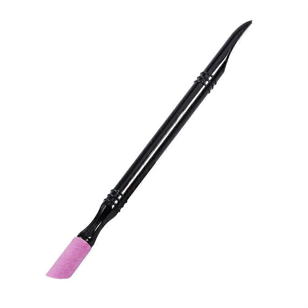 Nail Cuticle Pusher Quartz Remover Pen with Dual Tip Design for Gentle Manicure and Nail Art