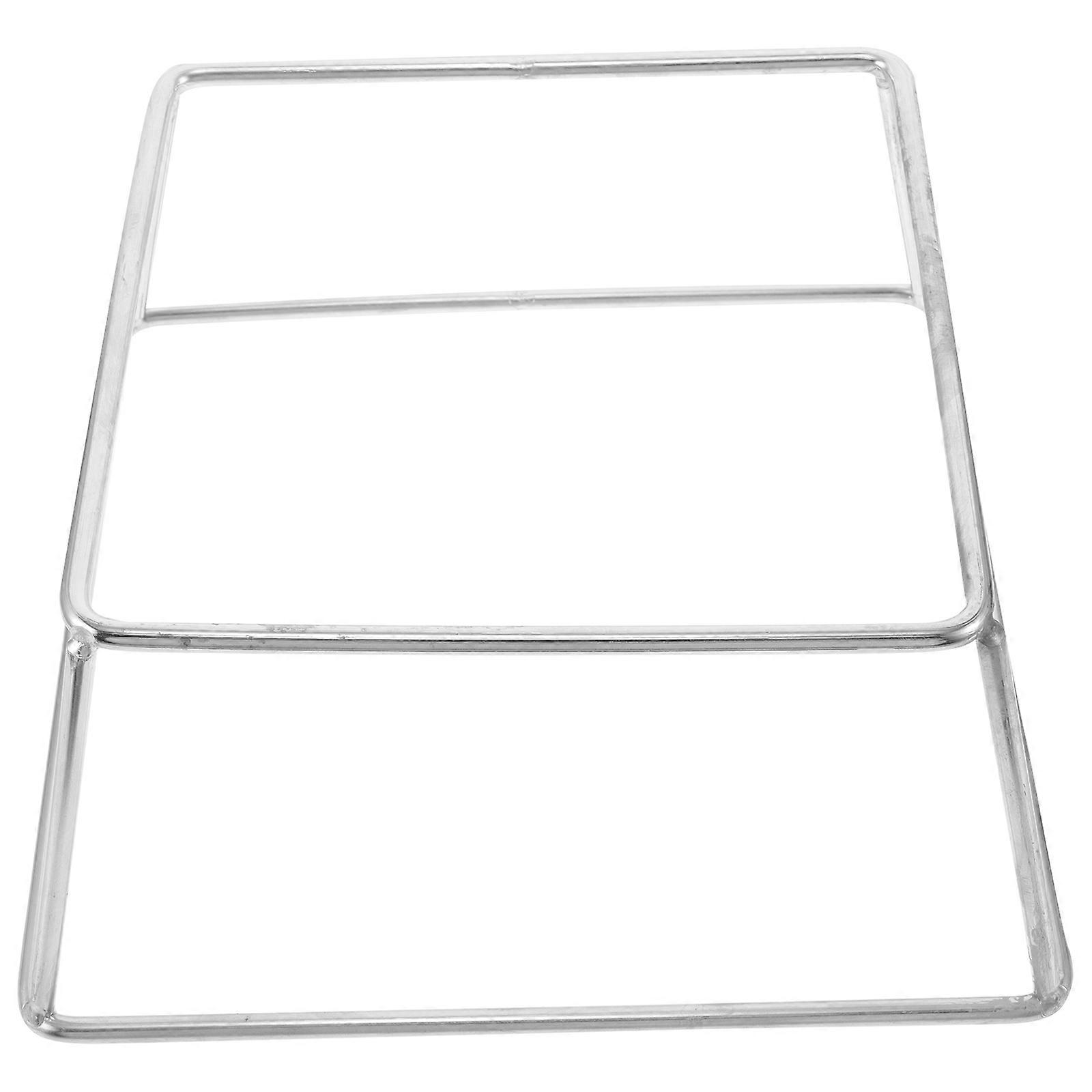 Pizza Pan Holder Stand for Serving Tray Pans with Double Layer Design